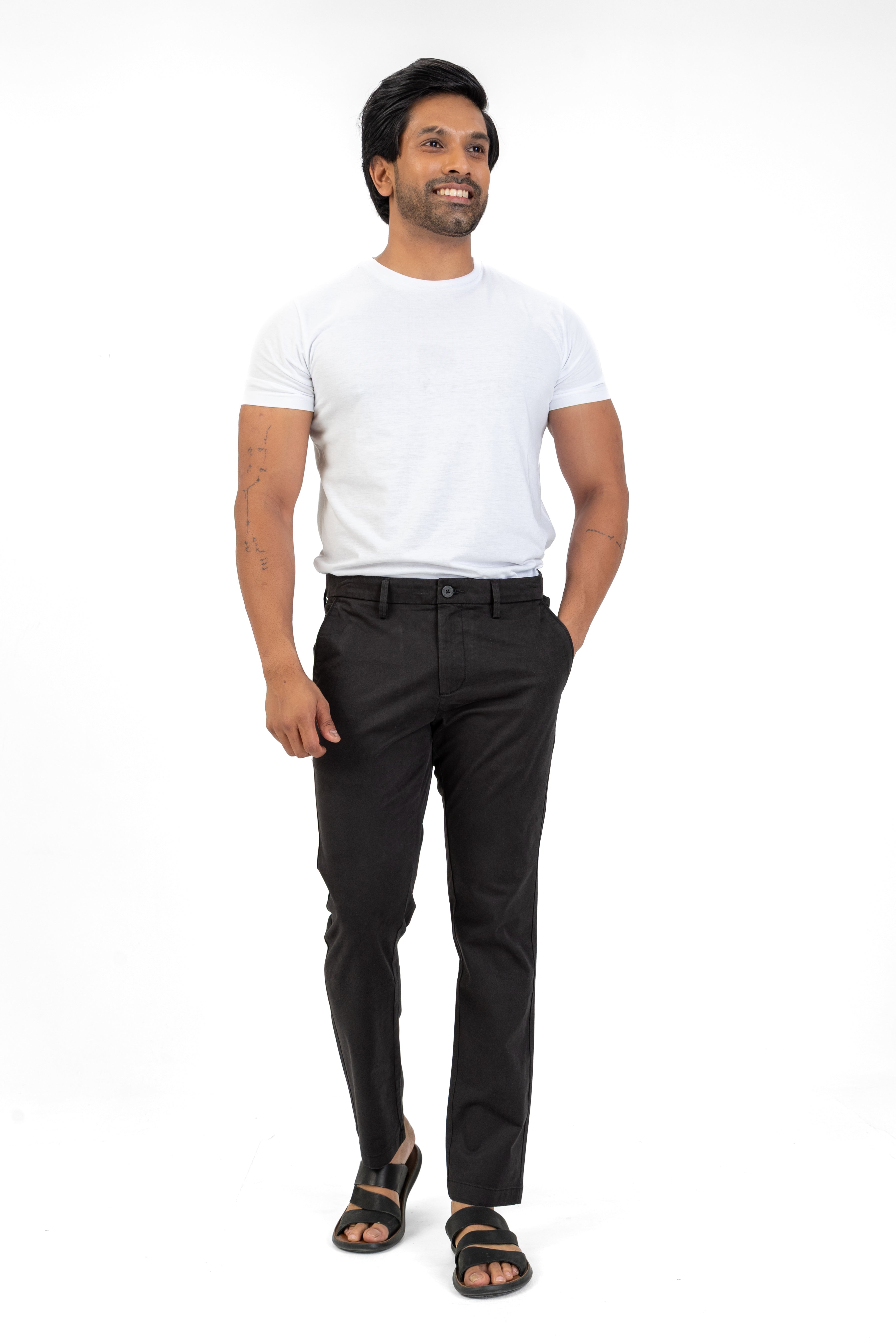 Signature Twill Pant – Black