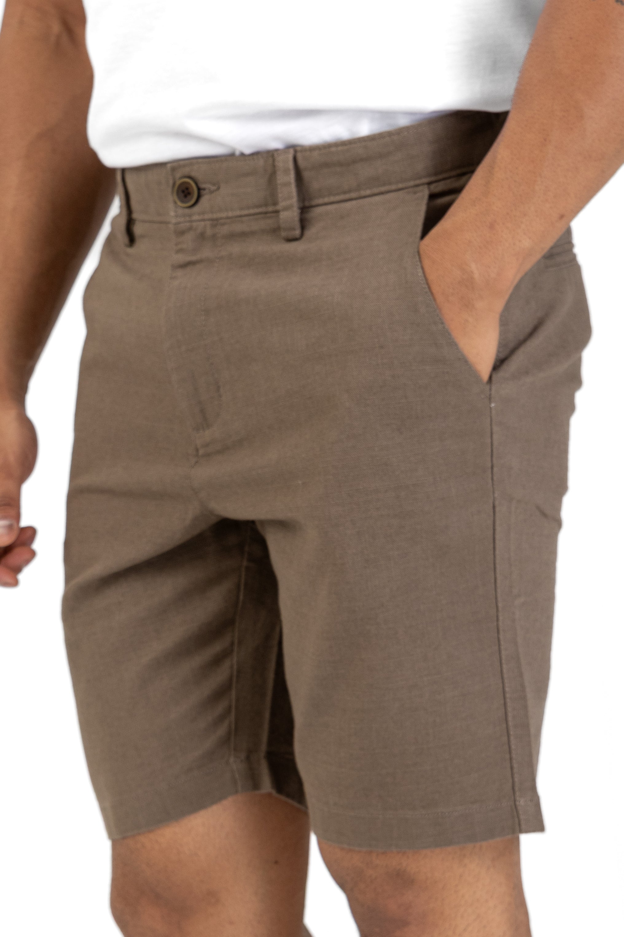 Signature Cotton Short – Khaki
