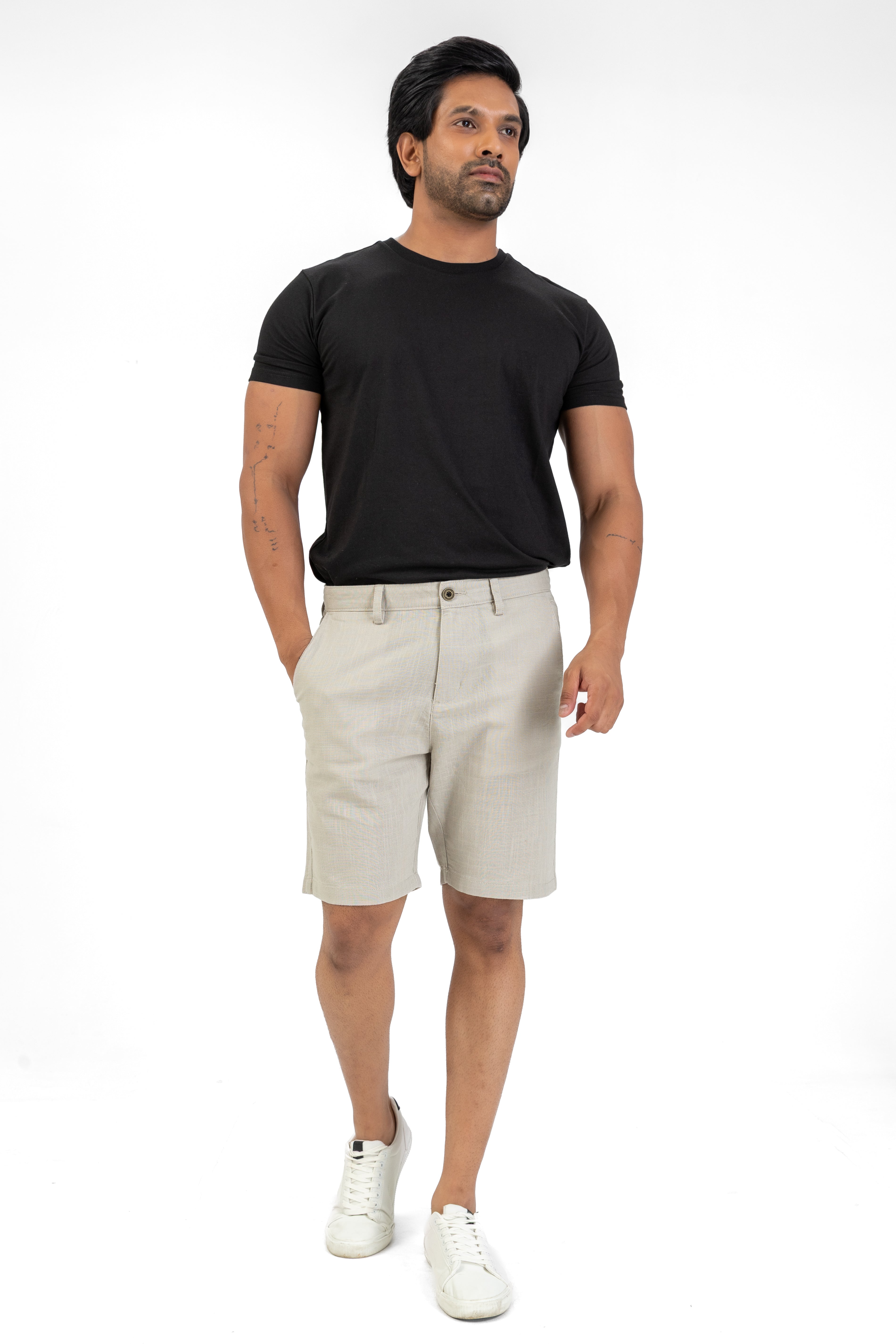 Signature Cotton Short – Natural