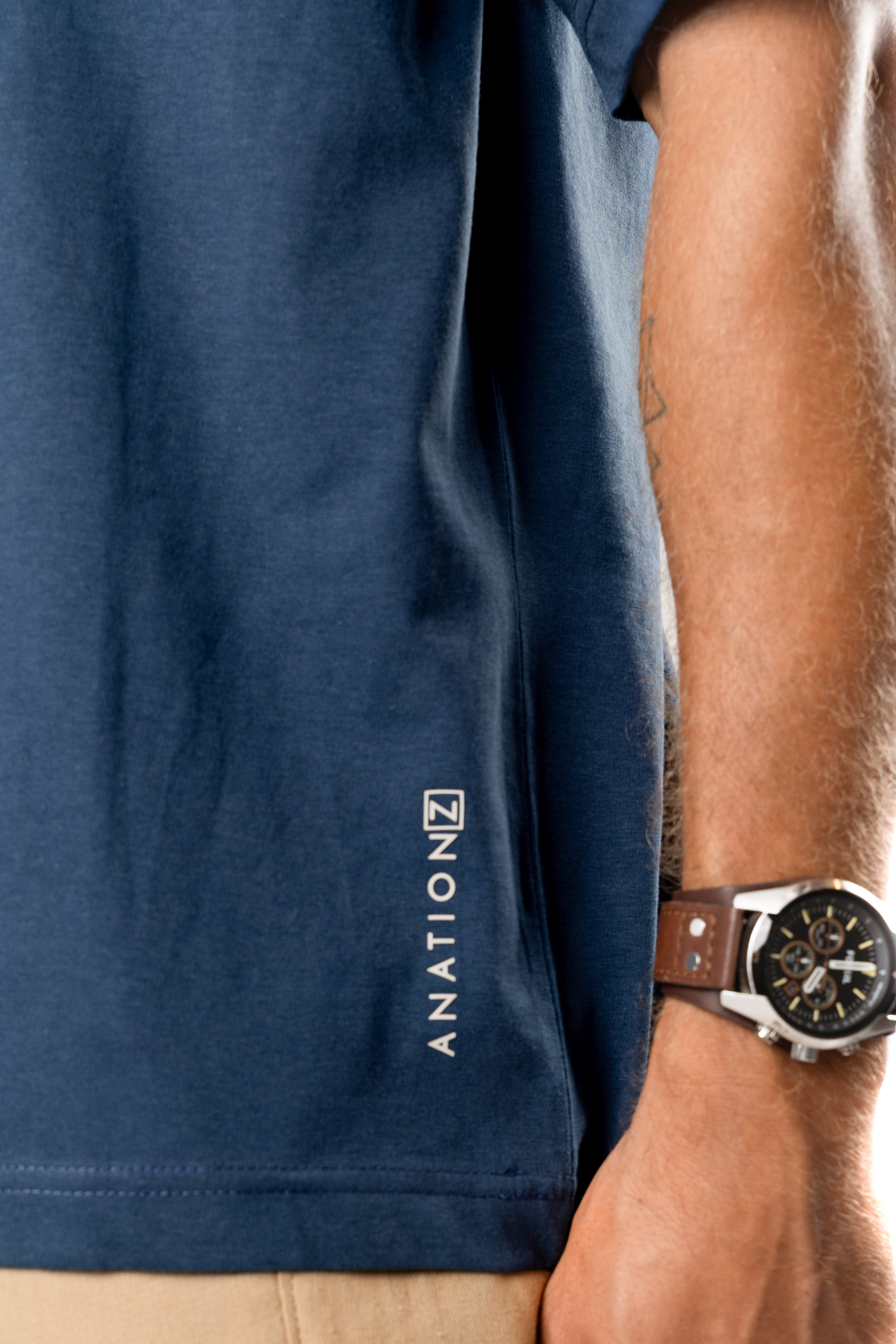 Men’s Ice Touch™ Oversized T-Shirt Deep Blue | AnationZ