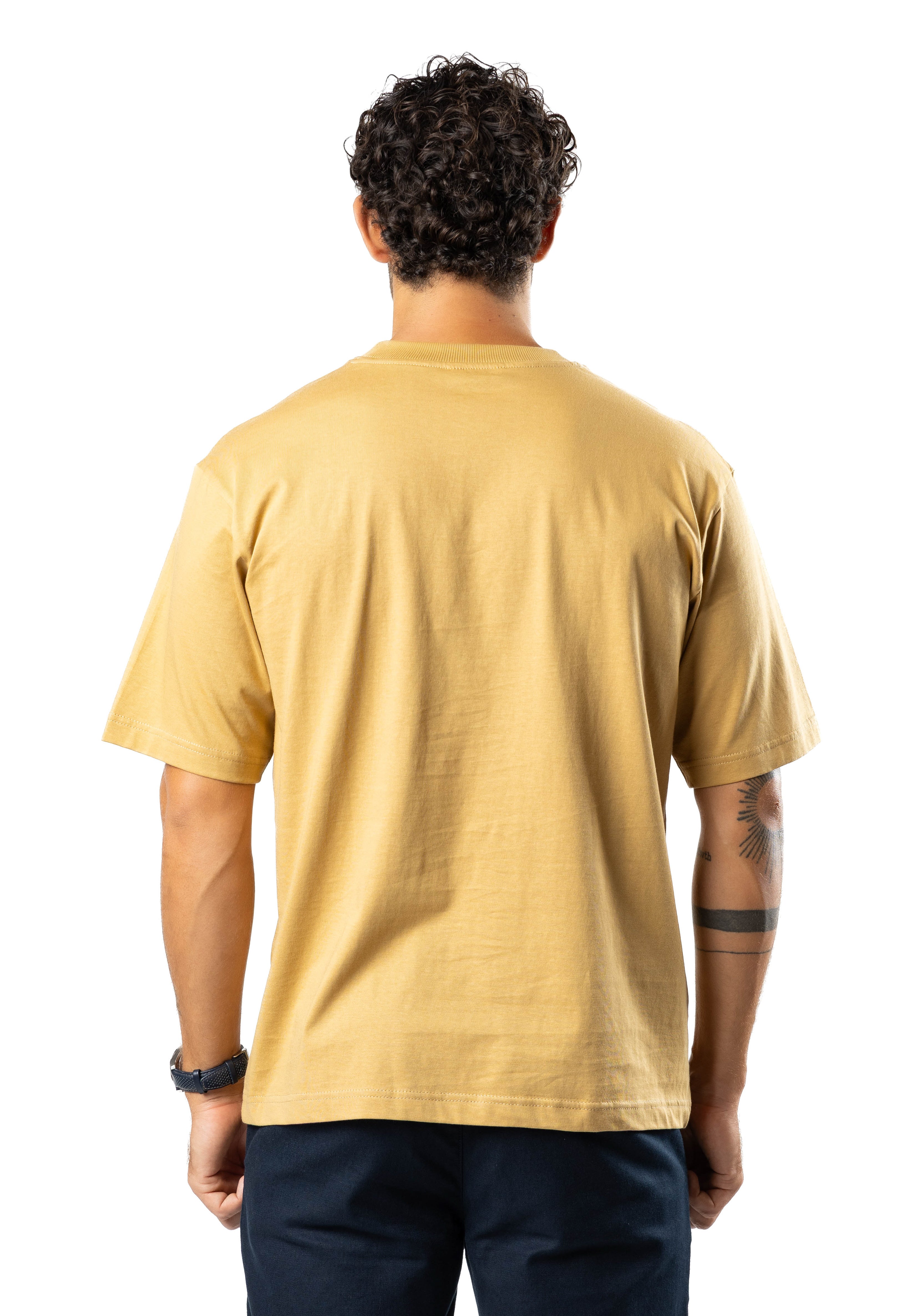 Men’s Ice Touch™ Oversized T-Shirt Mustard | AnationZ