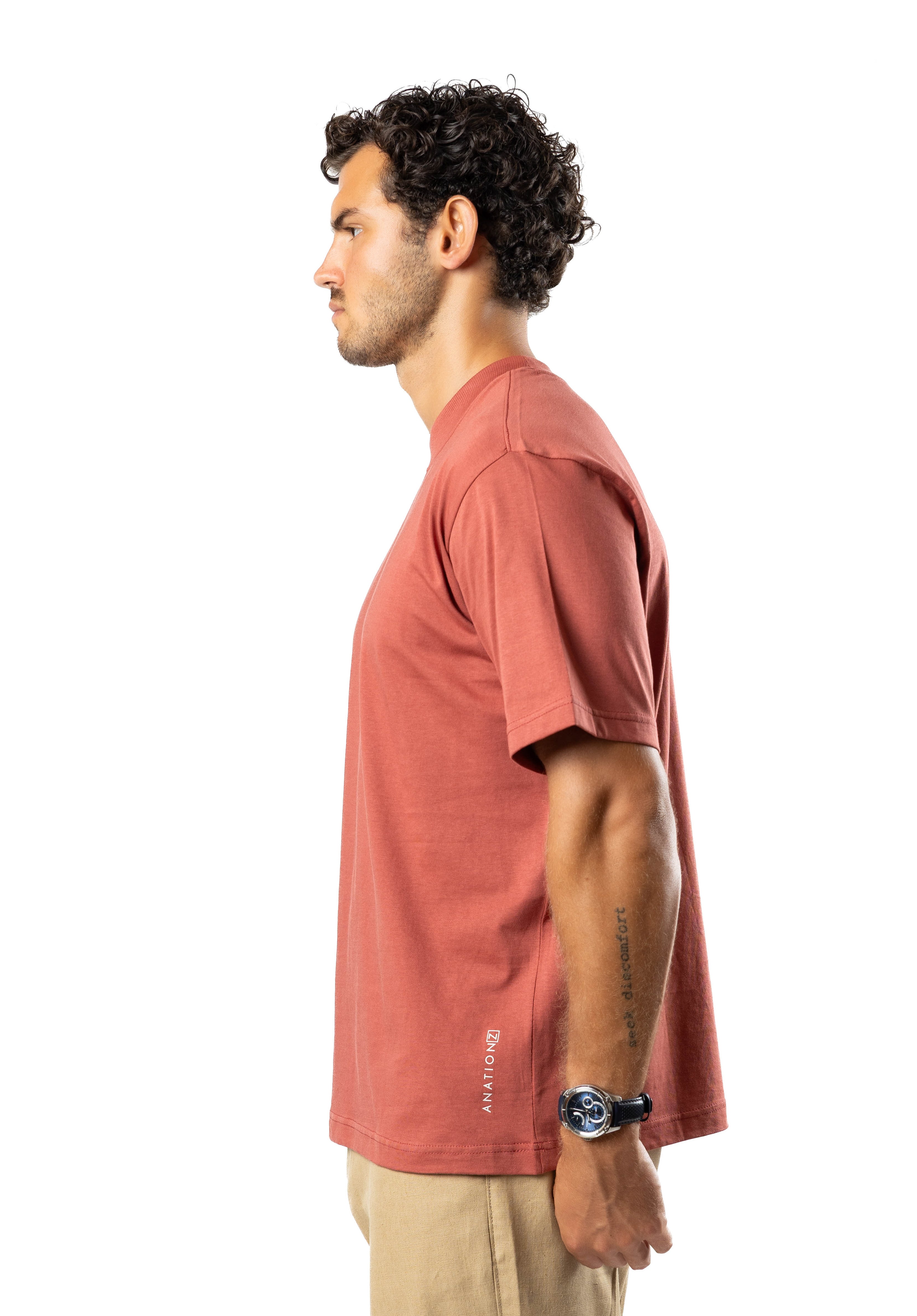 Men’s Ice Touch™ Oversized T-Shirt Coral | AnationZ