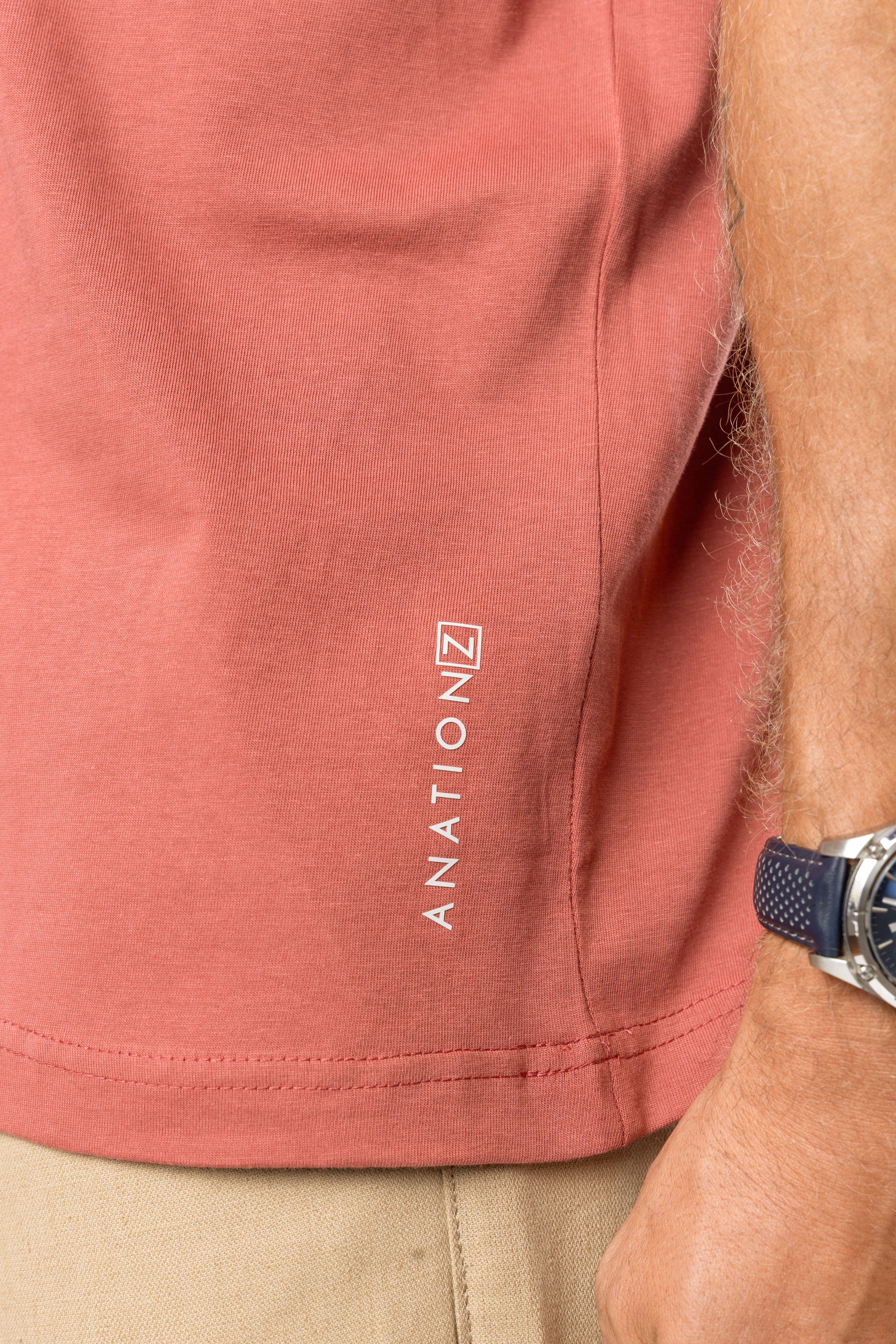 Men’s Ice Touch™ Oversized T-Shirt Coral | AnationZ