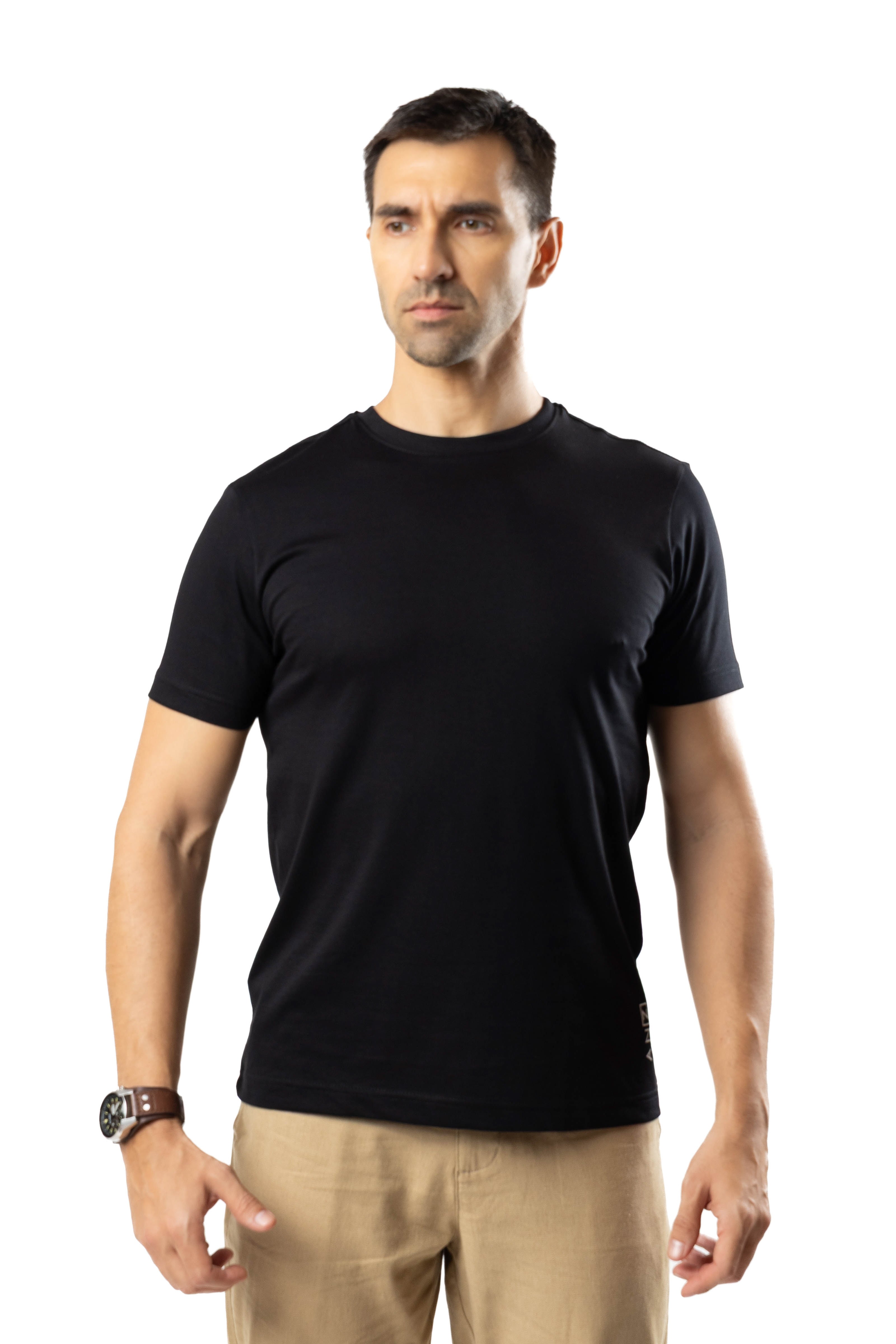 Men’s Ice Touch T-Shirt Black | AnationZ