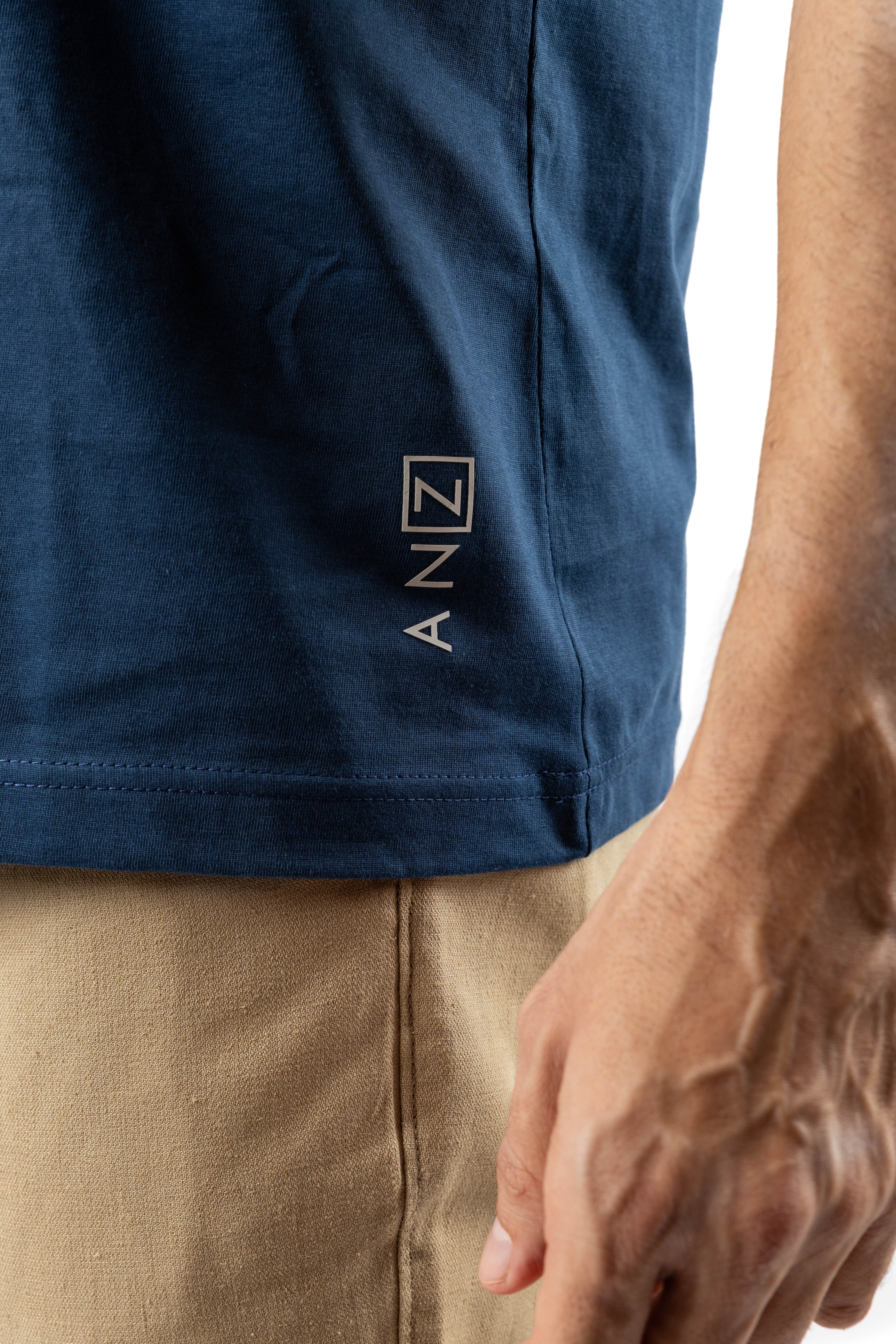 Men’s Ice Touch T-Shirt Deep Blue | AnationZ