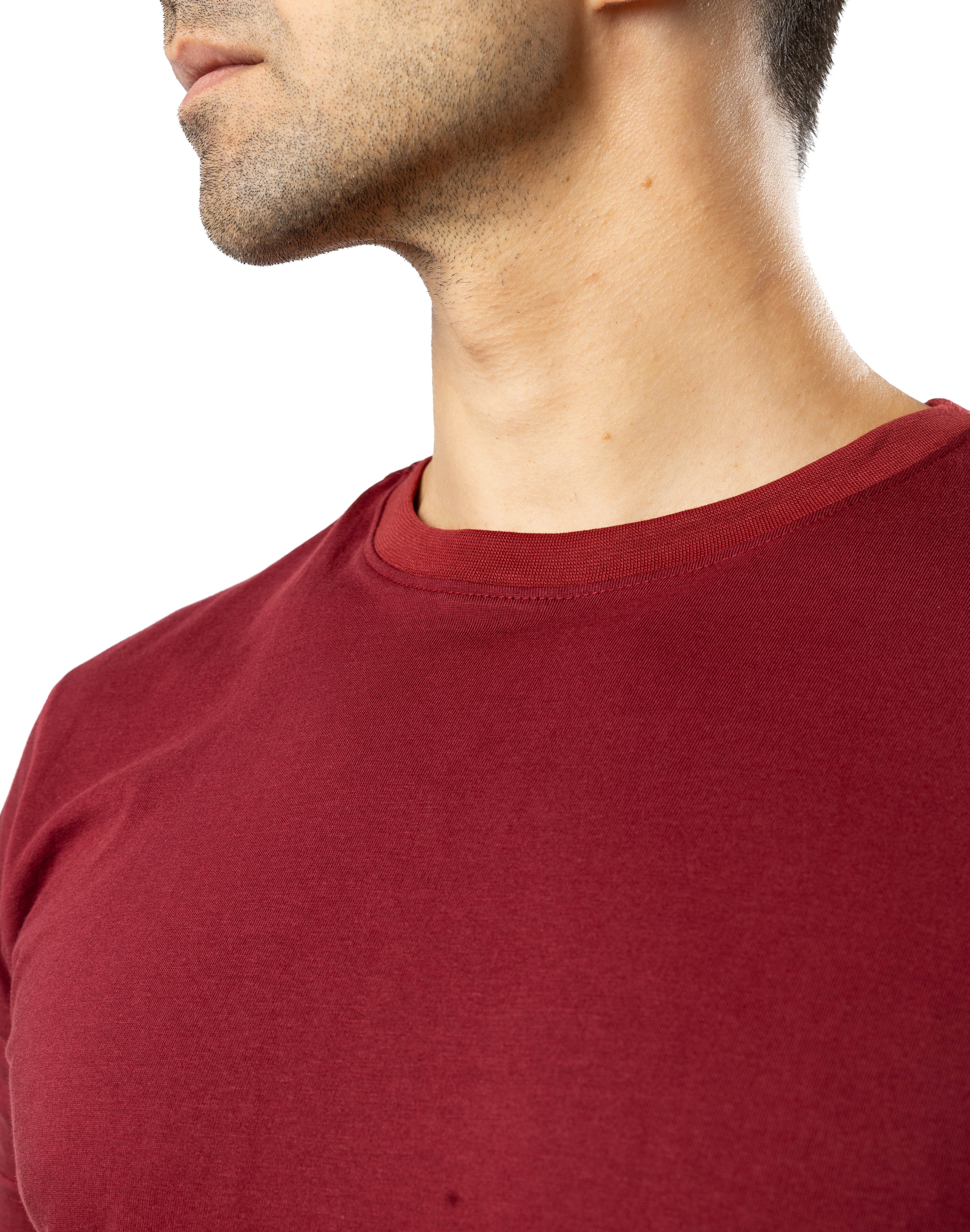 Men’s Ice Touch T-Shirt Deep Red | AnationZ