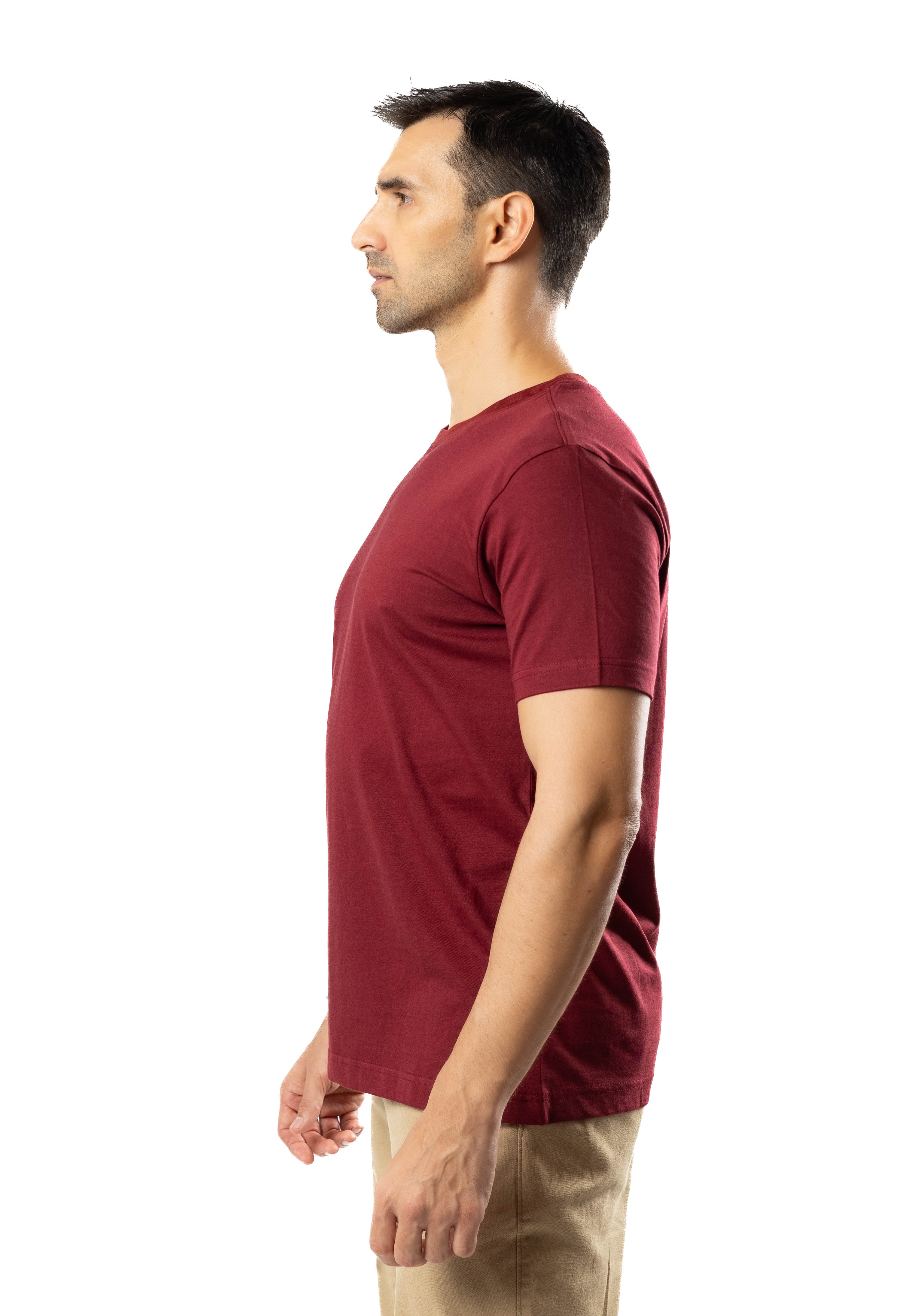 Men’s Ice Touch T-Shirt Deep Red | AnationZ
