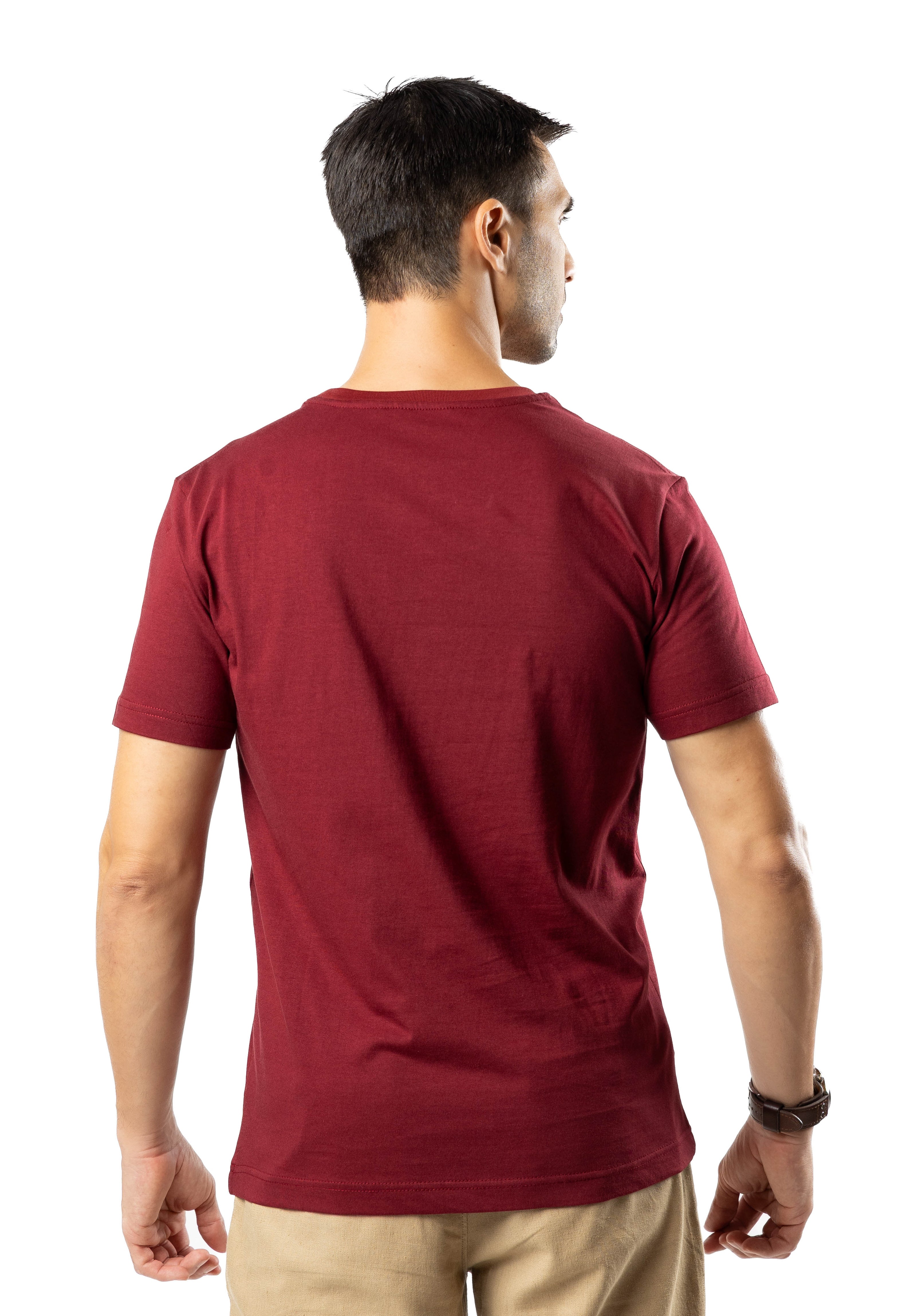 Men’s Ice Touch T-Shirt Deep Red | AnationZ