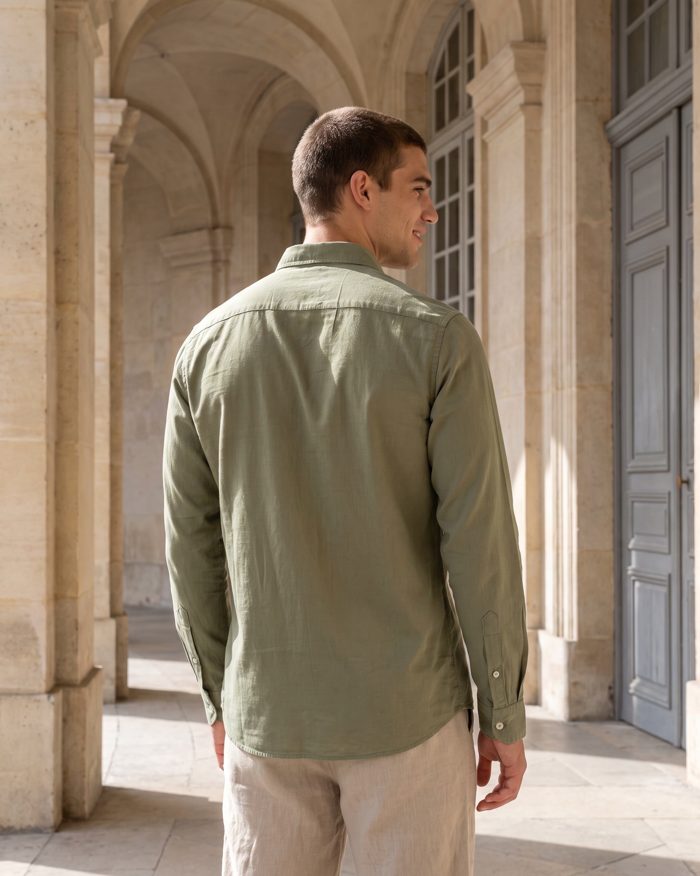 AnationZ Heritage Linen Long Sleeve Shirt - Sri Lanka