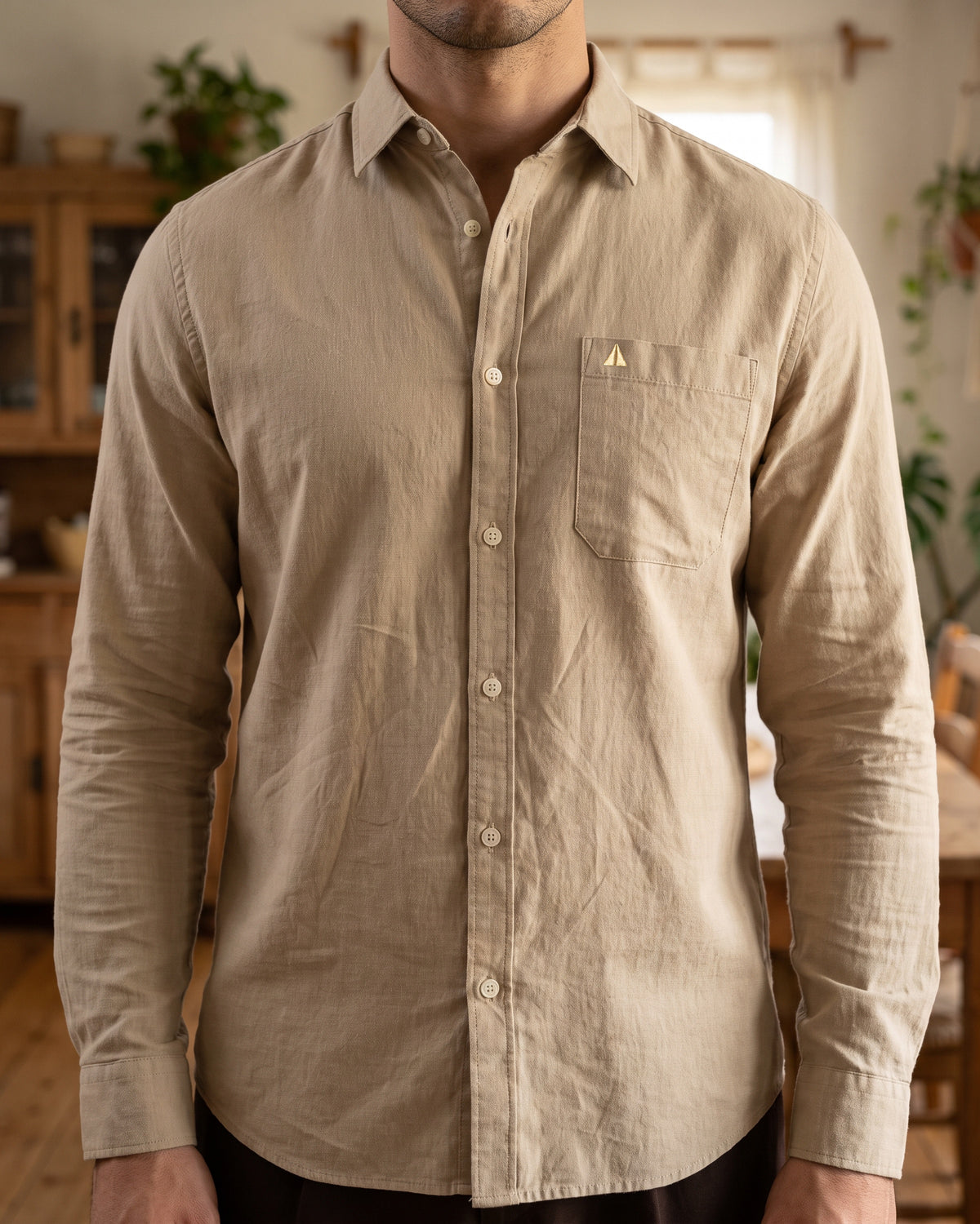 AnationZ Heritage Linen Long Sleeve Shirt - Sri Lanka