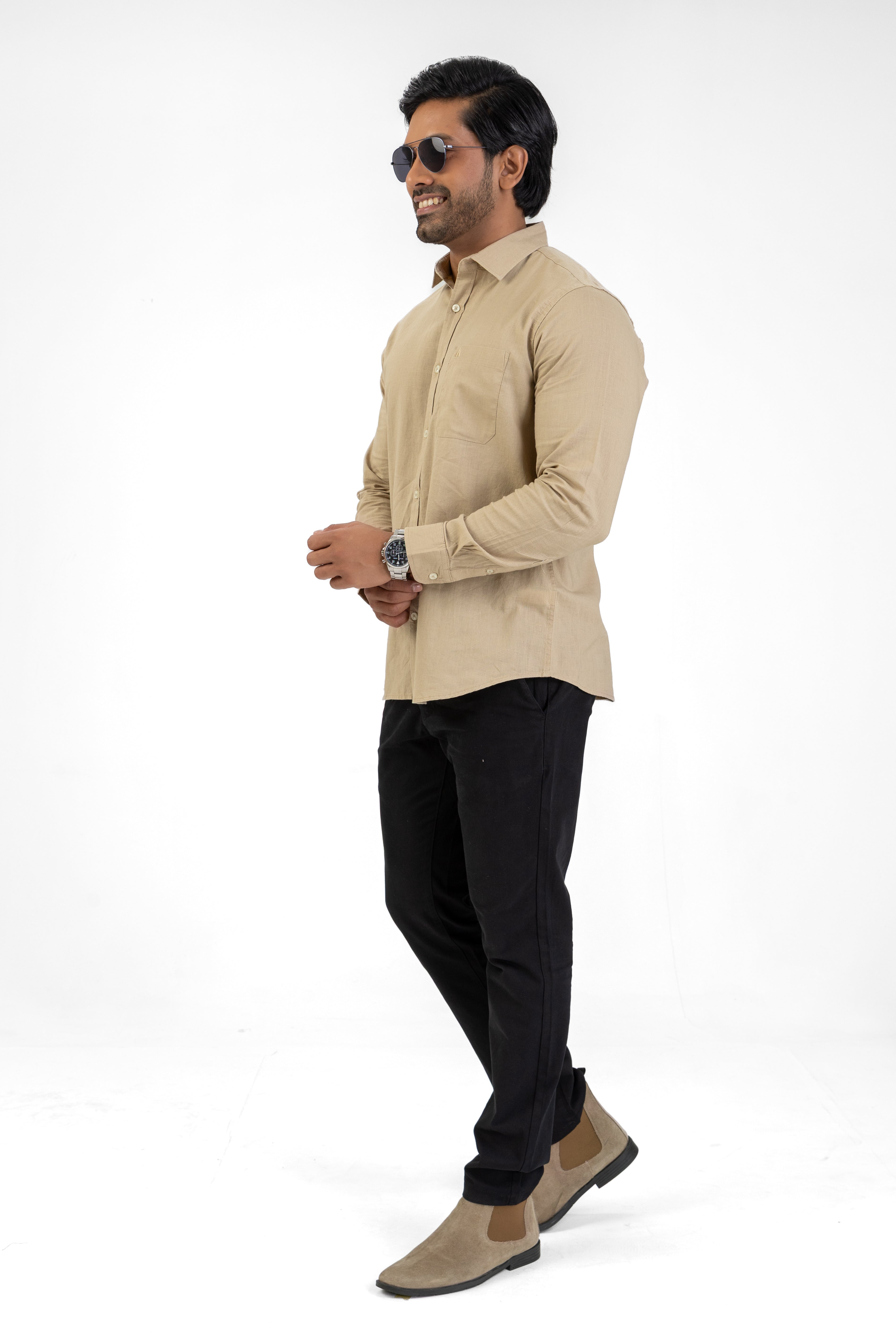 AnationZ Heritage Linen Long Sleeve Shirt - Sri Lanka