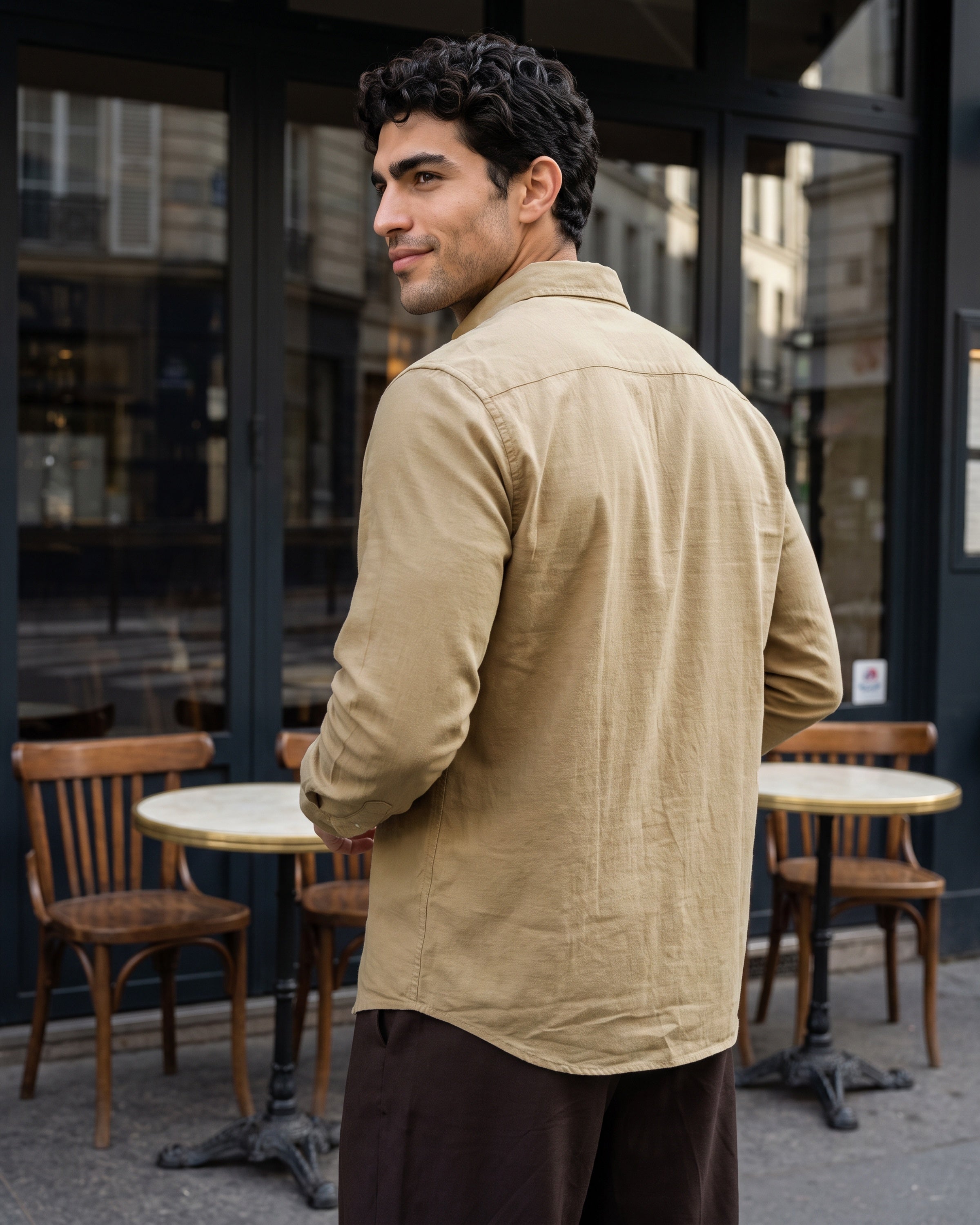 AnationZ Heritage Linen Long Sleeve Shirt - Sri Lanka