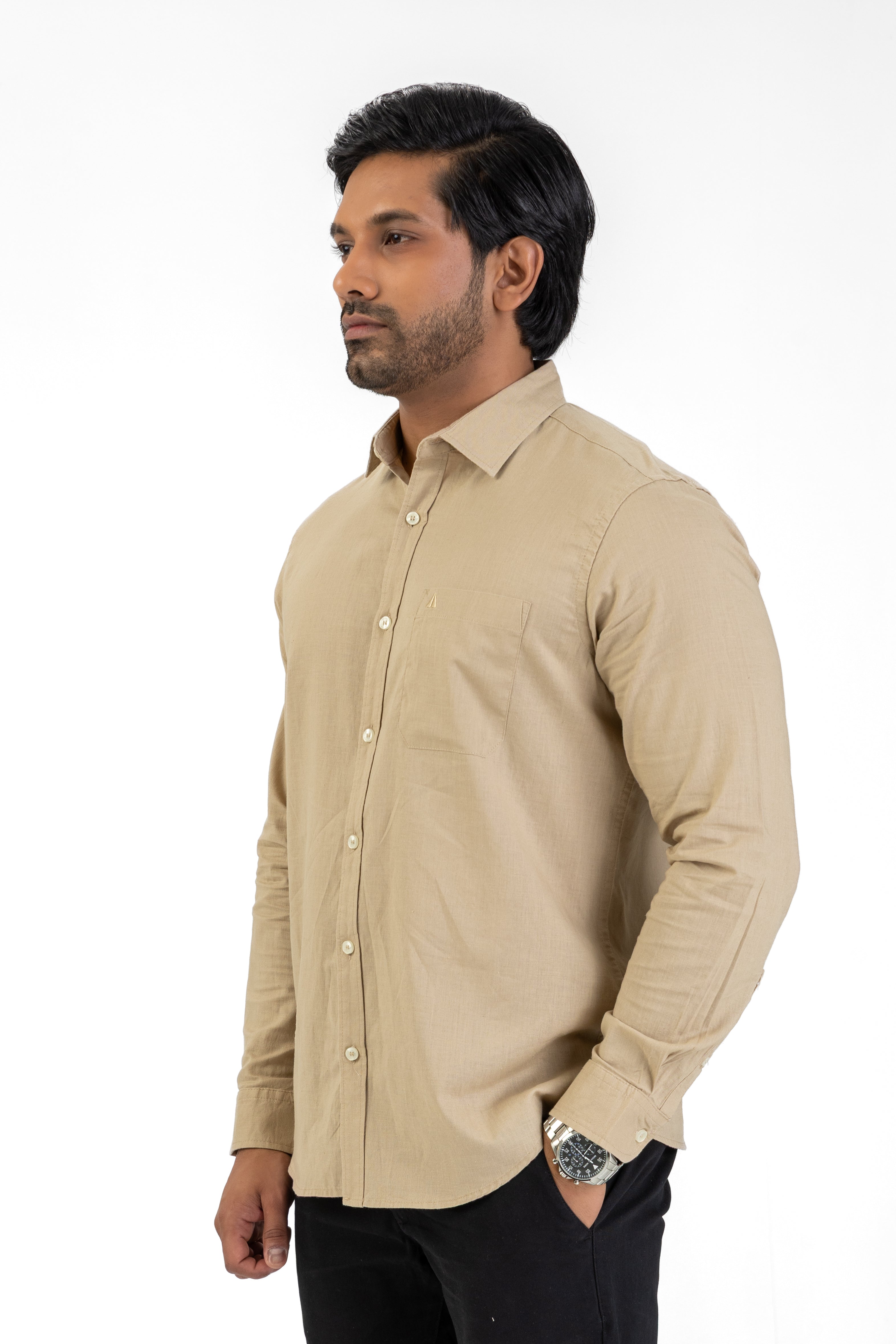 AnationZ Heritage Linen Long Sleeve Shirt - Sri Lanka