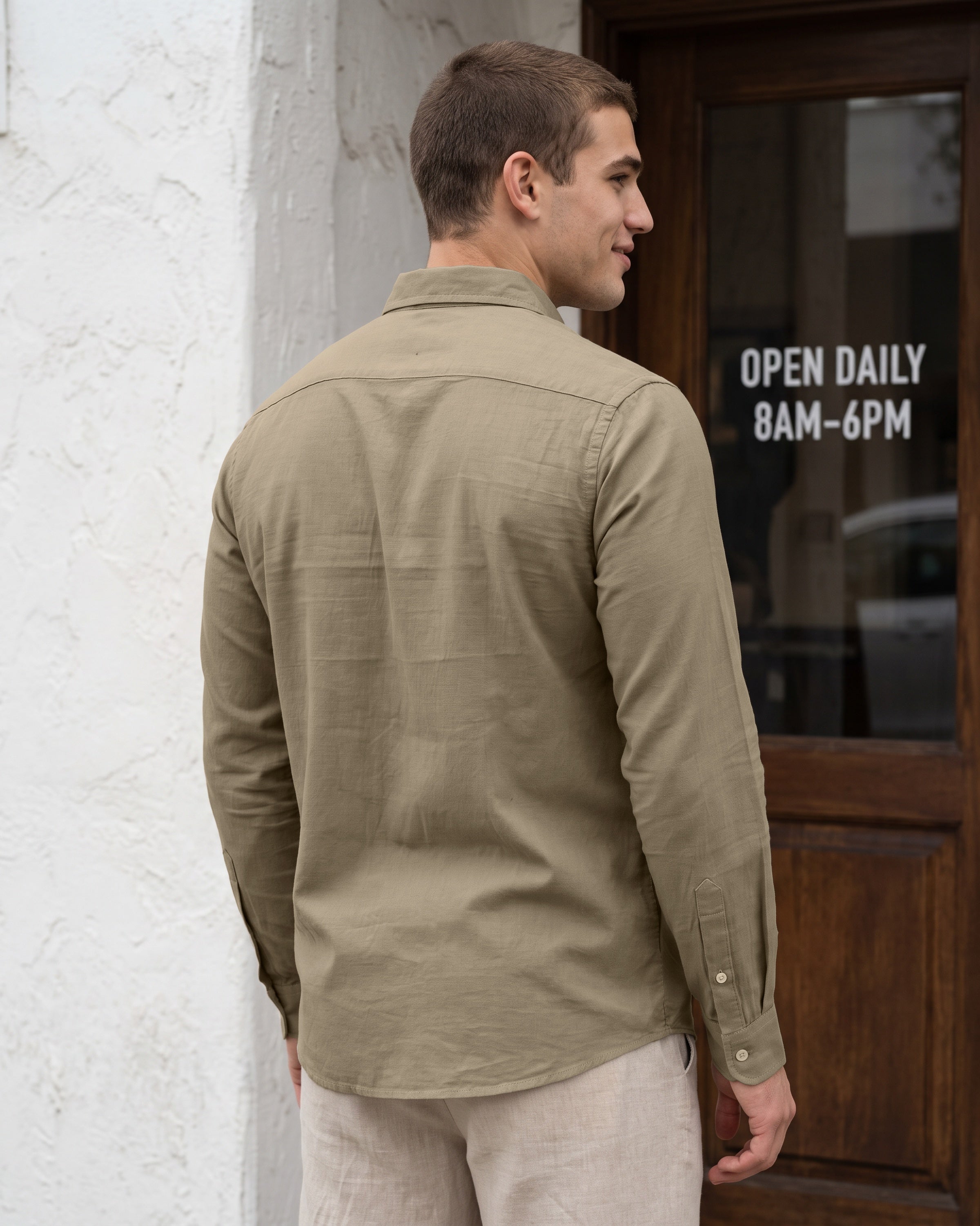 AnationZ Heritage Linen Long Sleeve Shirt - Sri Lanka