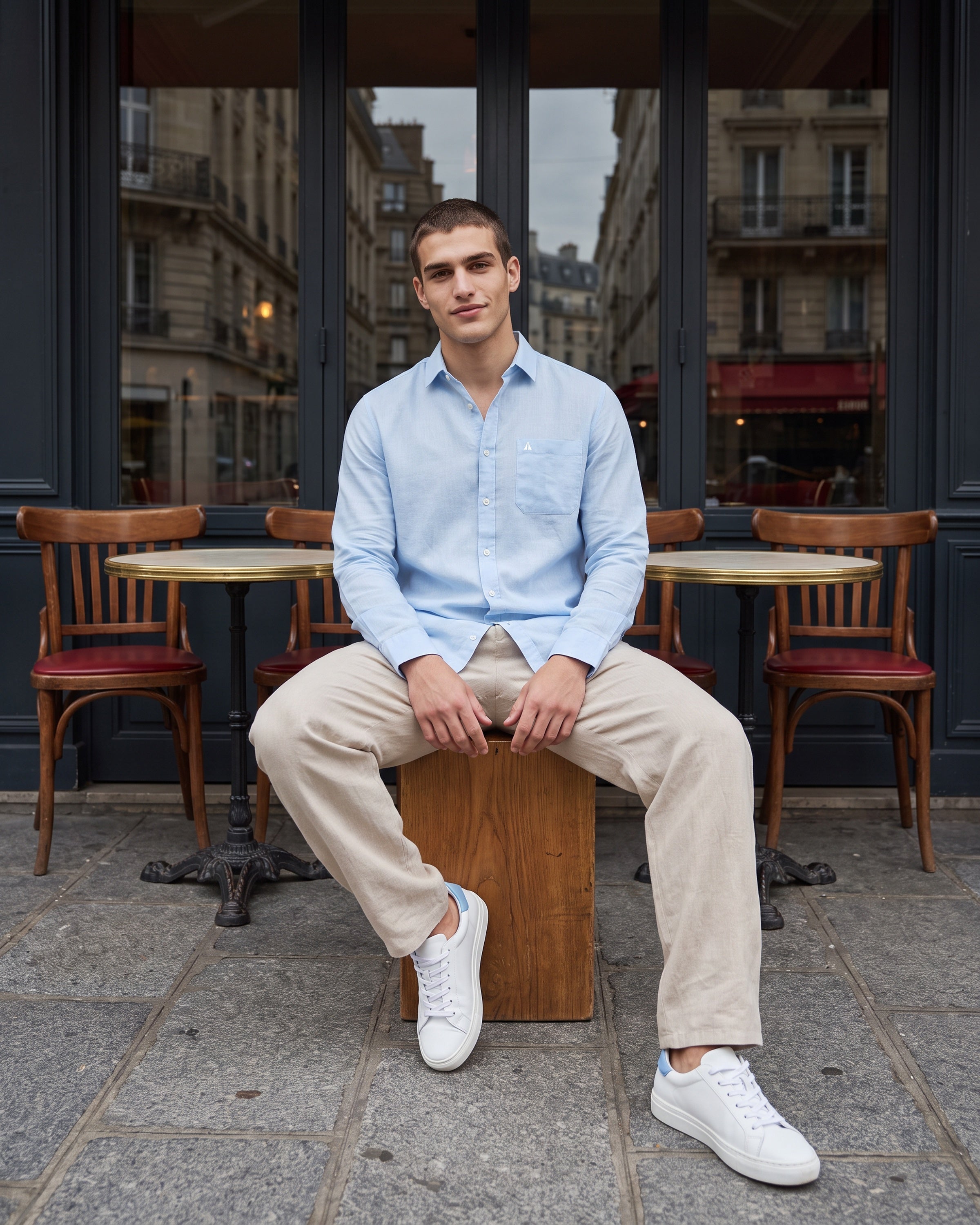 AnationZ Heritage Linen Long Sleeve Shirt - Sri Lanka