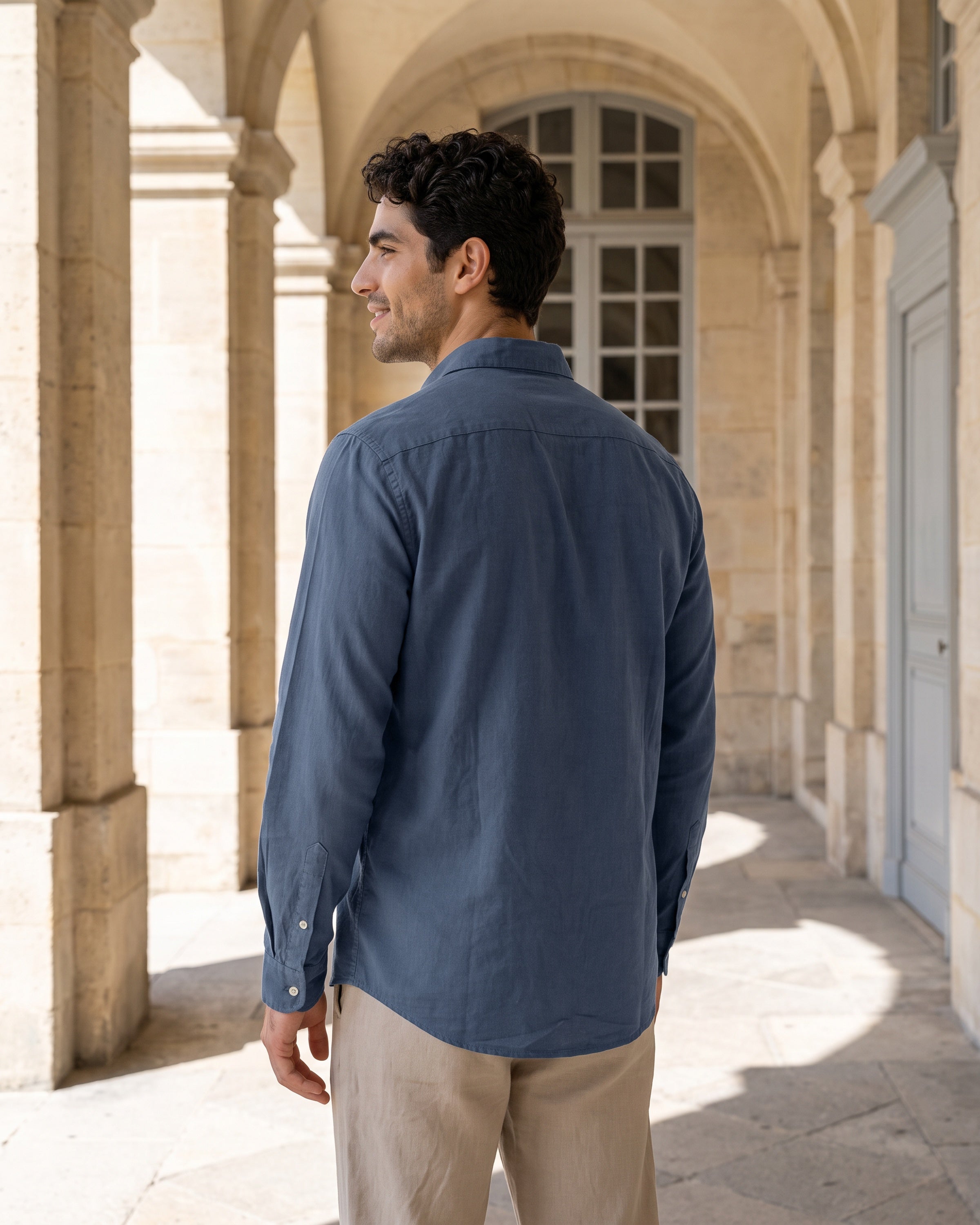 AnationZ Heritage Linen Long Sleeve Shirt - Sri Lanka