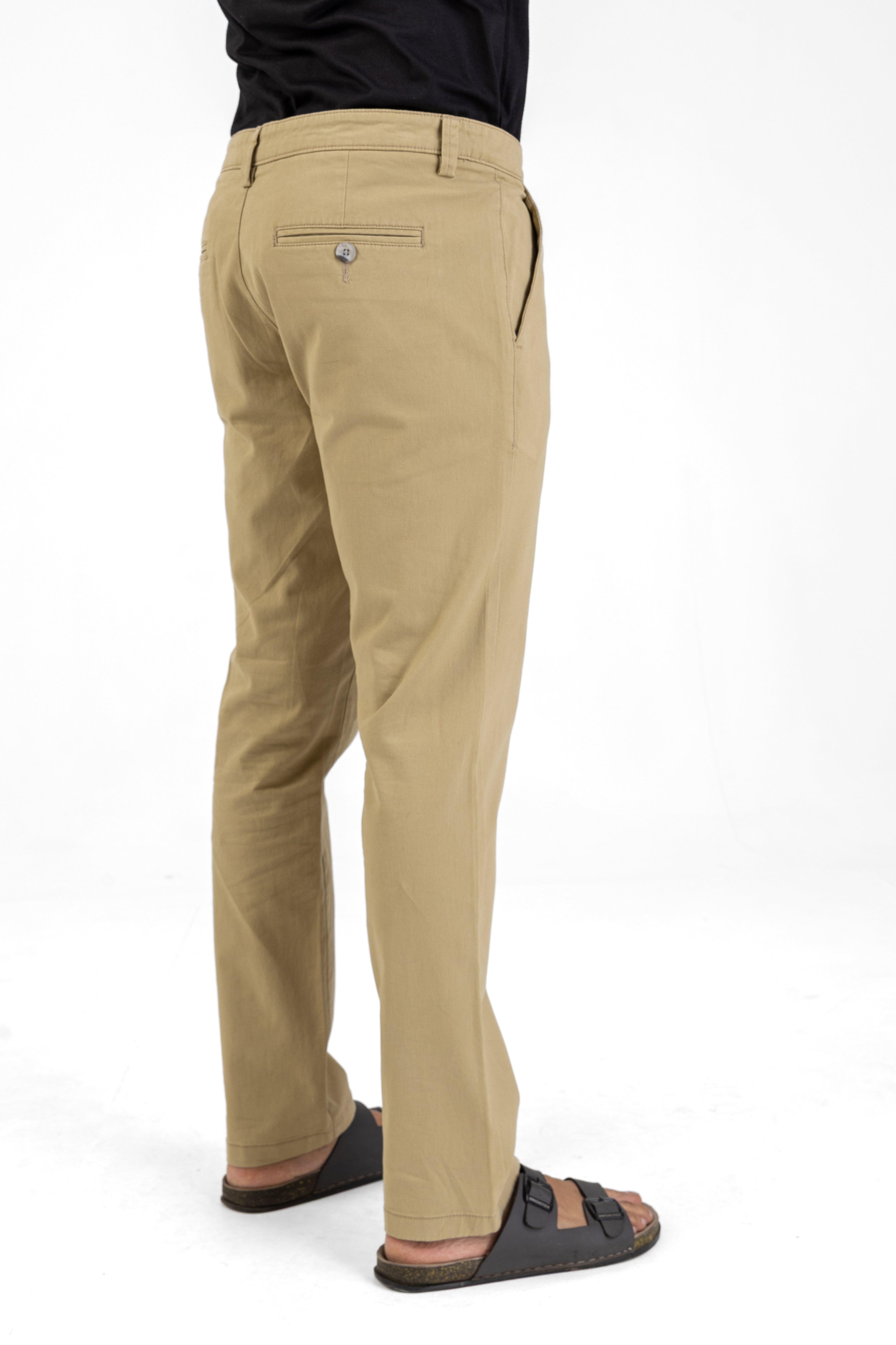 Essential Slim Fit Pant – Beige