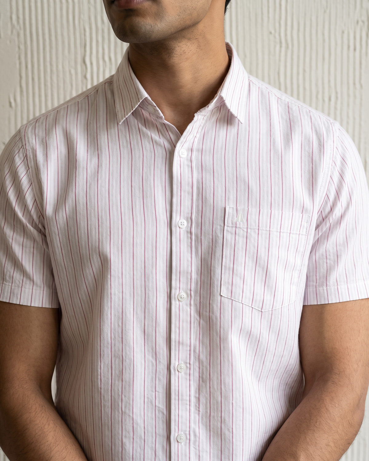 AnationZ Essential Cotton Stripe Long Sleeve Shirt - Anationz Sri Lanka