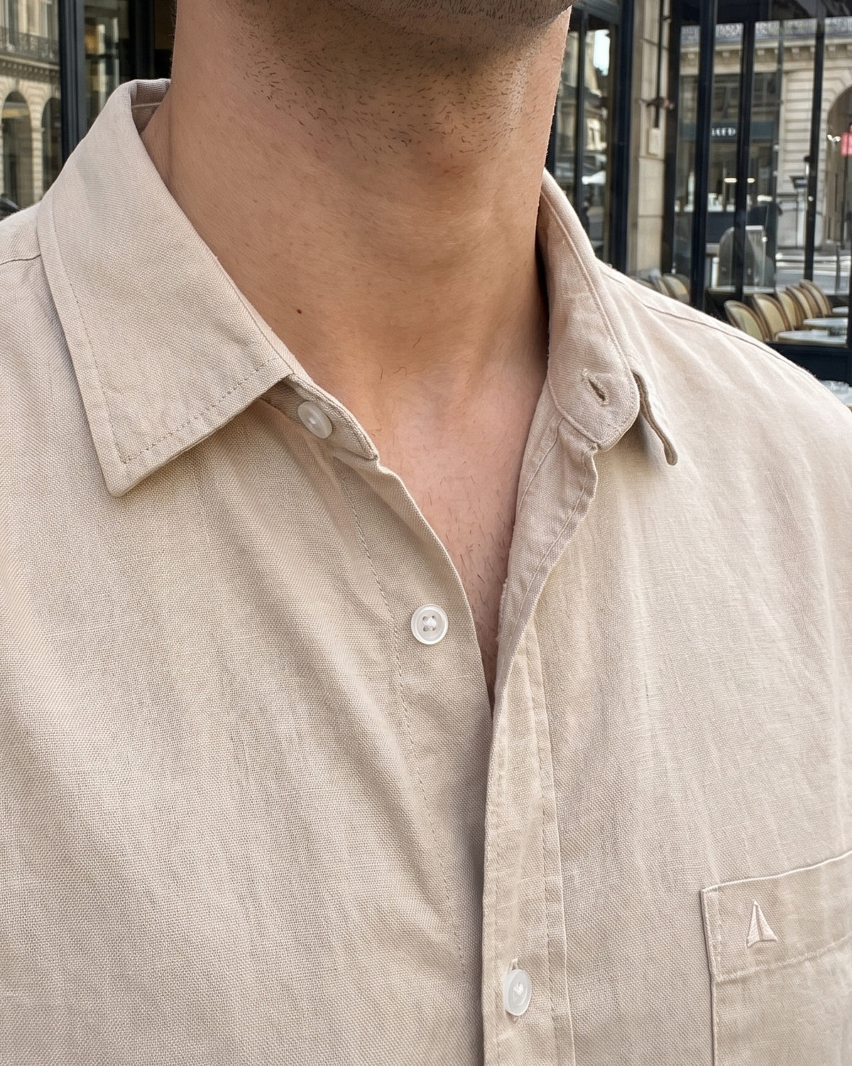 Generous Heritage Linen Short Sleeve Shirt - Turmeric