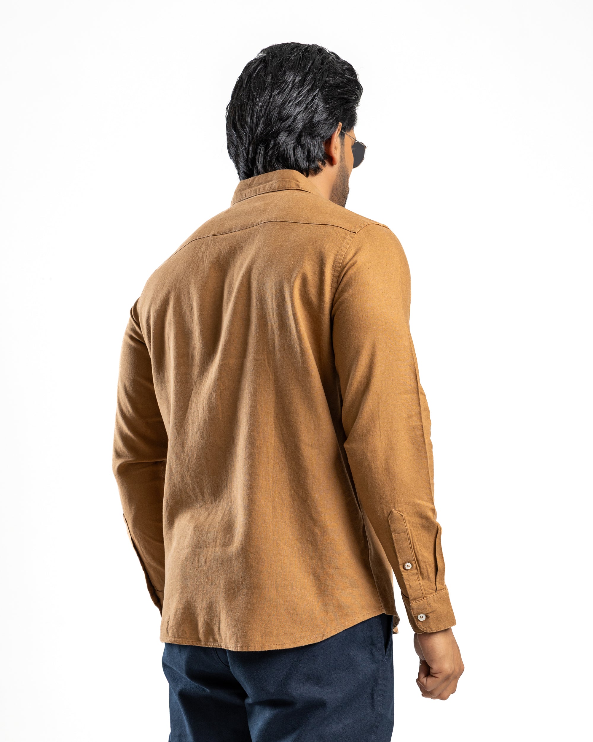 AnationZ Fluid Linen Long Sleeve Shirt - Sri Lanka