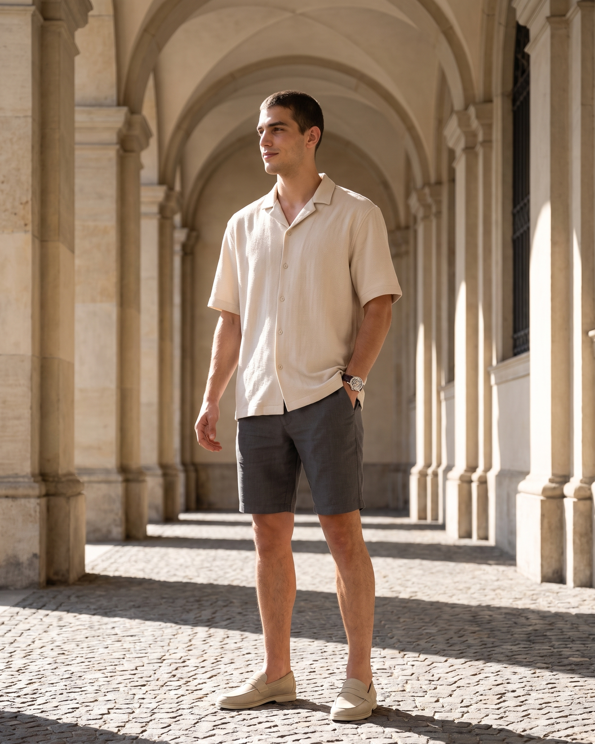 Signature Cotton Short – Midnight Onyx