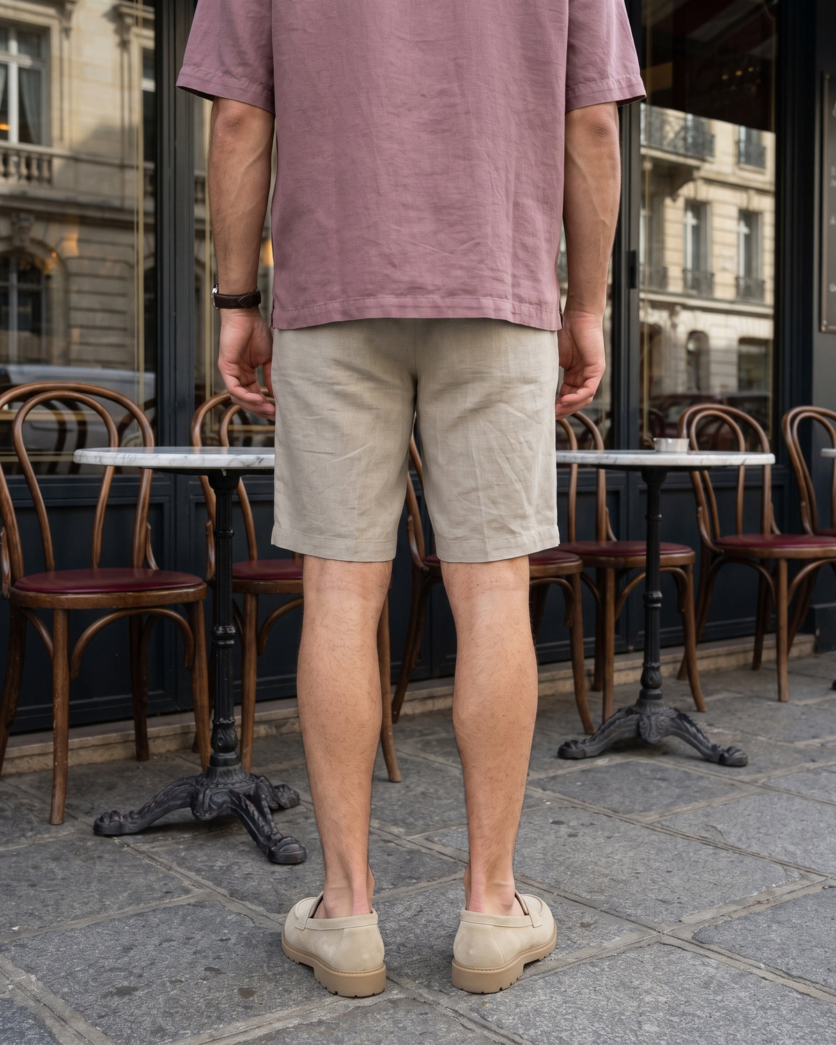Generous Signature Cotton Short - Silver Sage