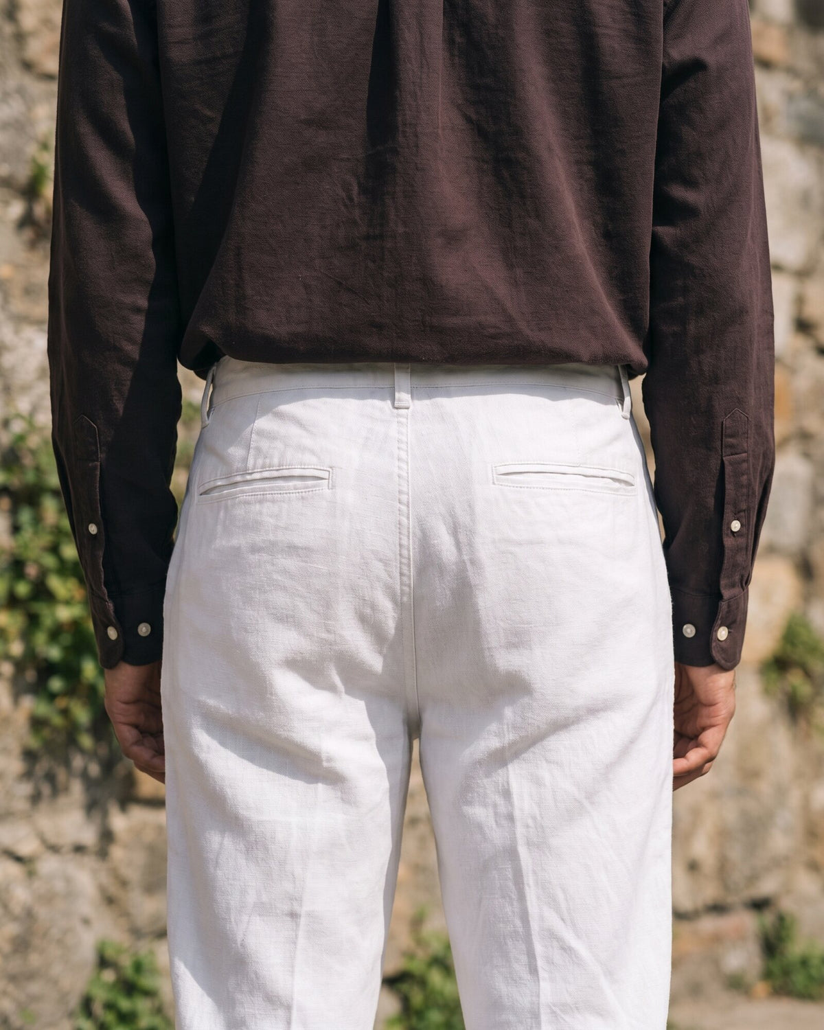 Heritage Linen Relaxed Pant – Alpine White (1 of 4)