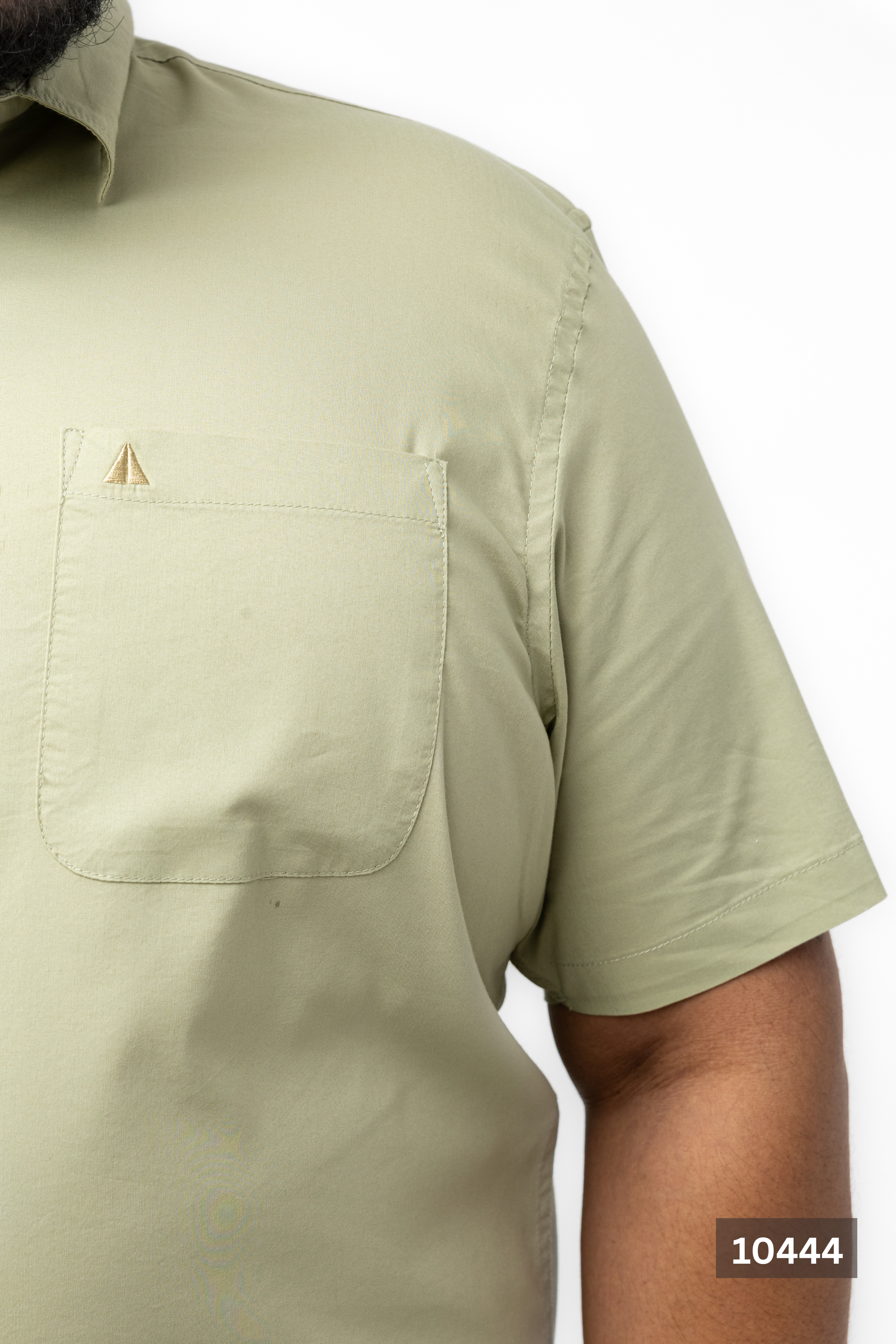 Plus Size Cotton Solid Shirt – Forest Green | AnationZ