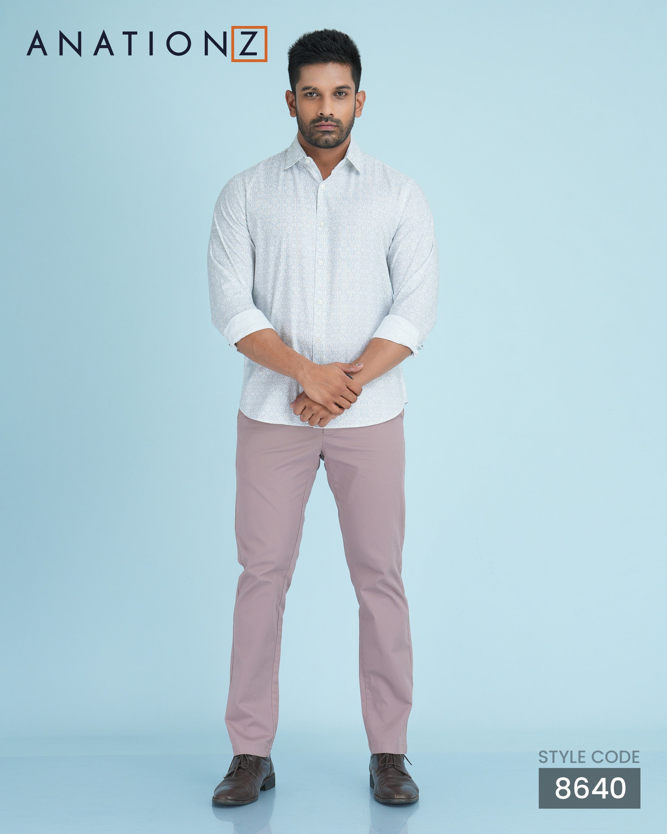 2-Ply formal Chinos - Mauve