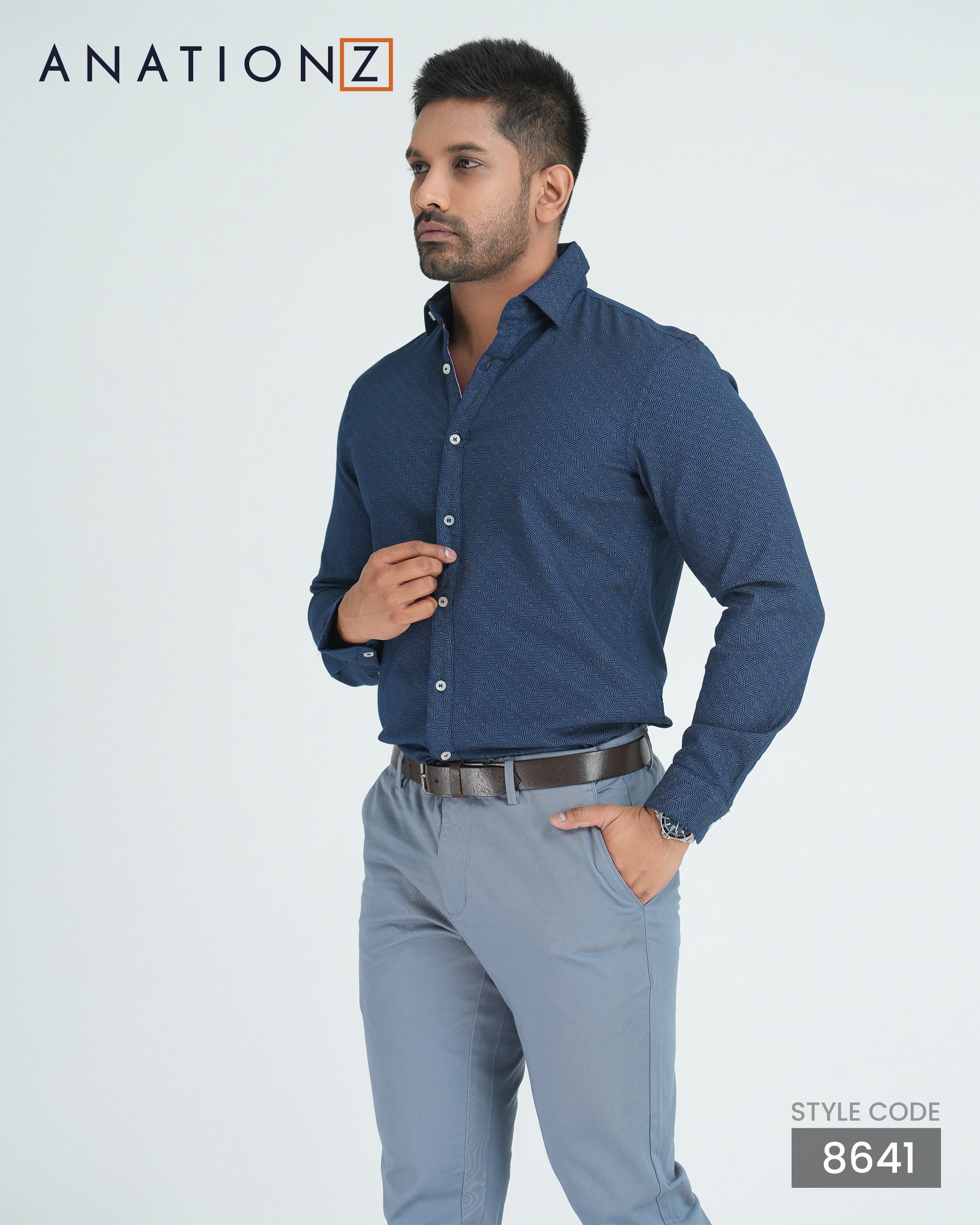 2-Ply formal Chinos - Stone Grey