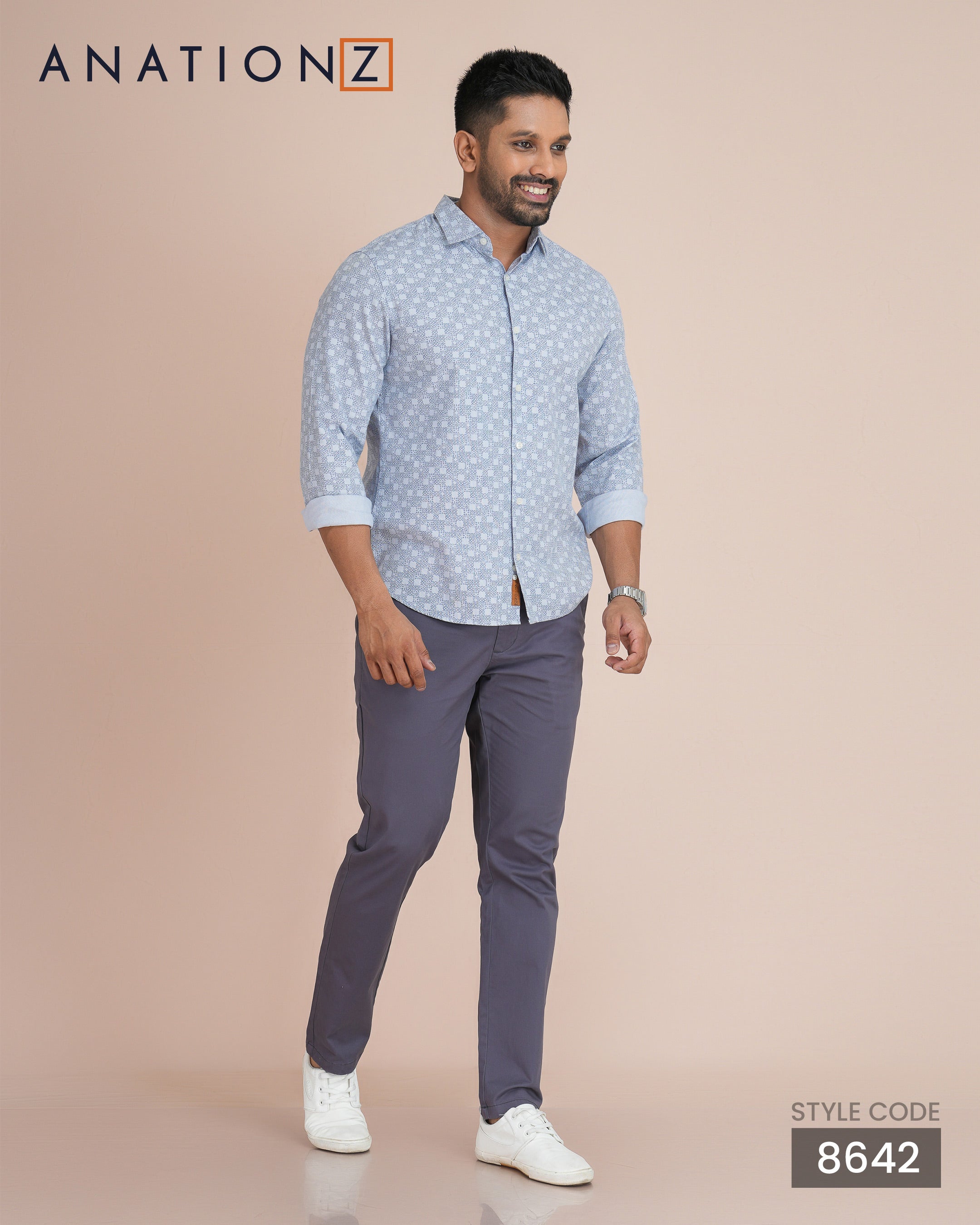 2-Ply formal Chinos - Dark Grey