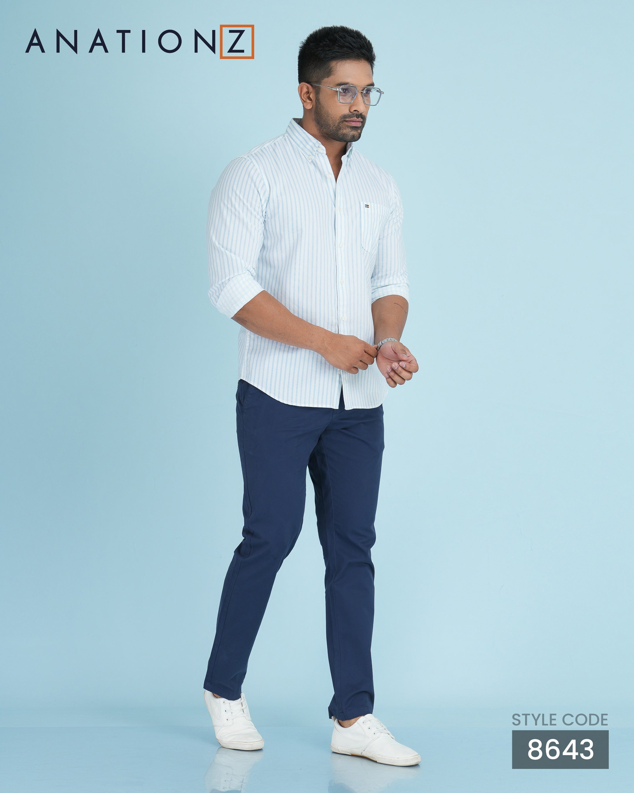 2-Ply formal Chinos - Navy Blue