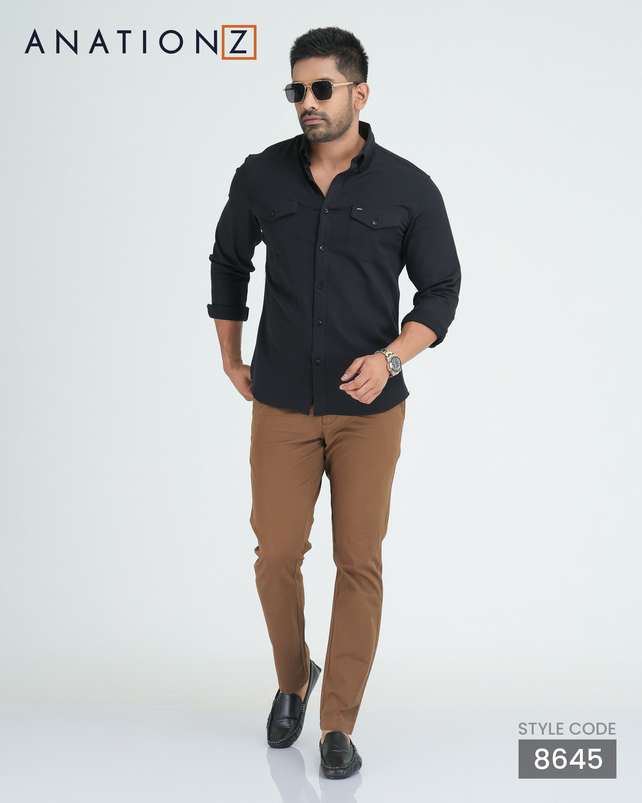 2-Ply formal Chinos - Brown