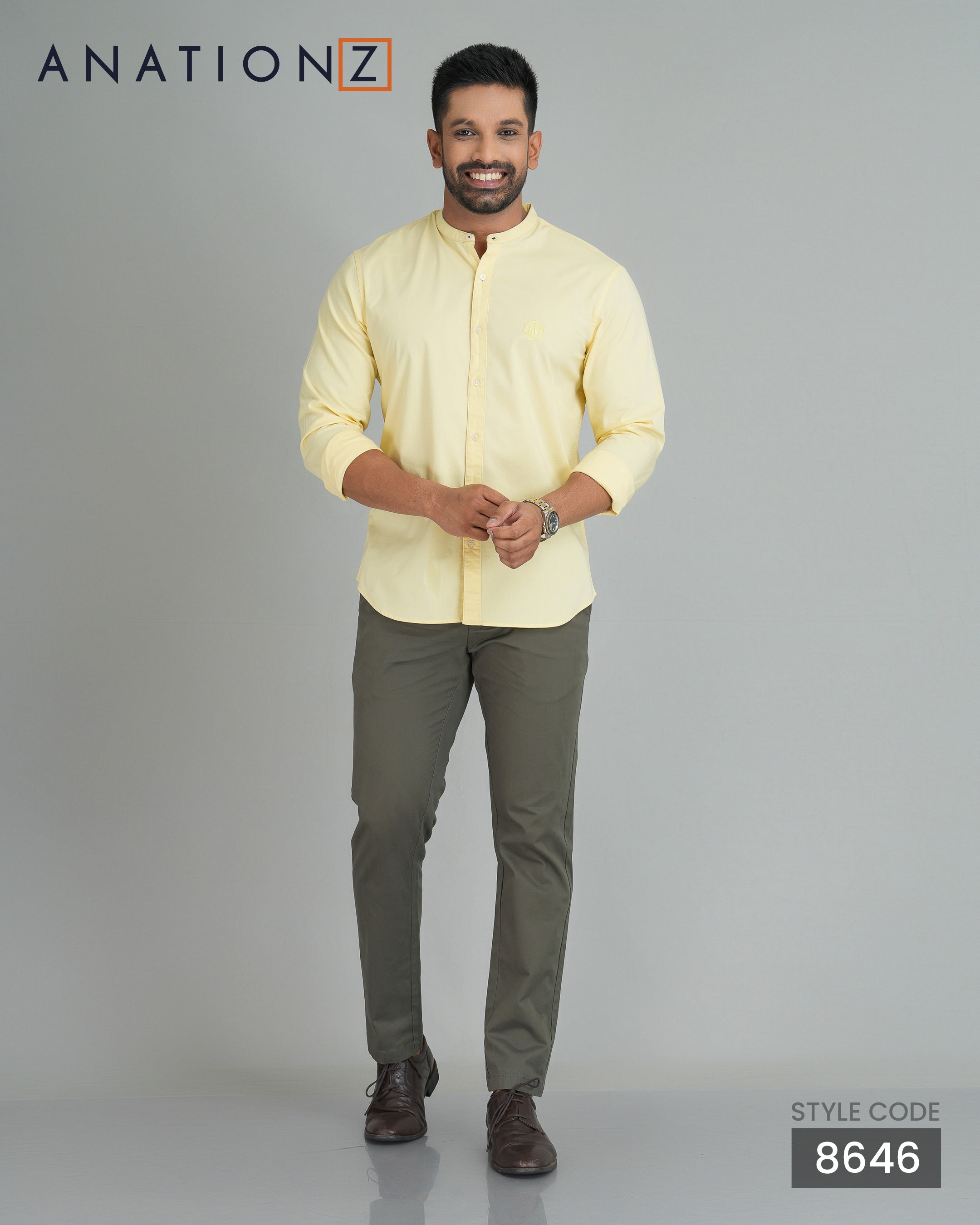 2-Ply formal Chinos - Olive