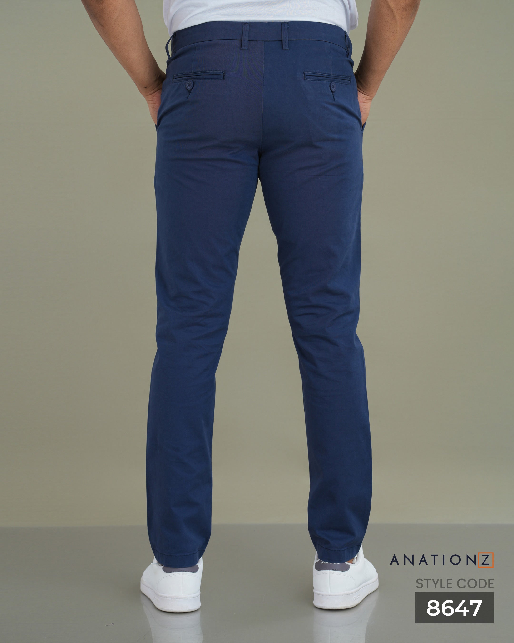 2-Ply formal Chinos - Blue