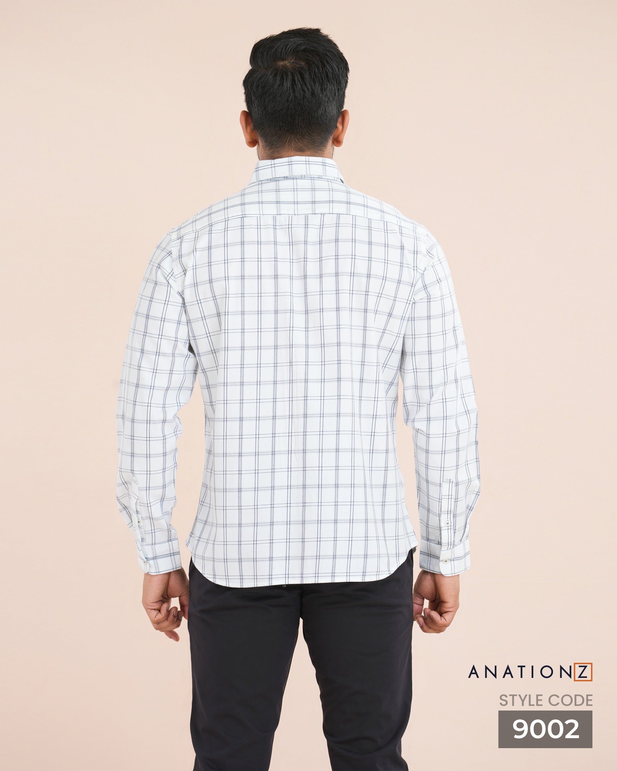 Classic Cotton Checked Shirt - White