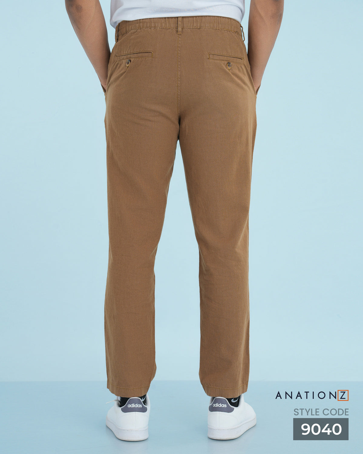 AnationZ Heritage Linen Relaxed Pant - Espresso Sri Lanka