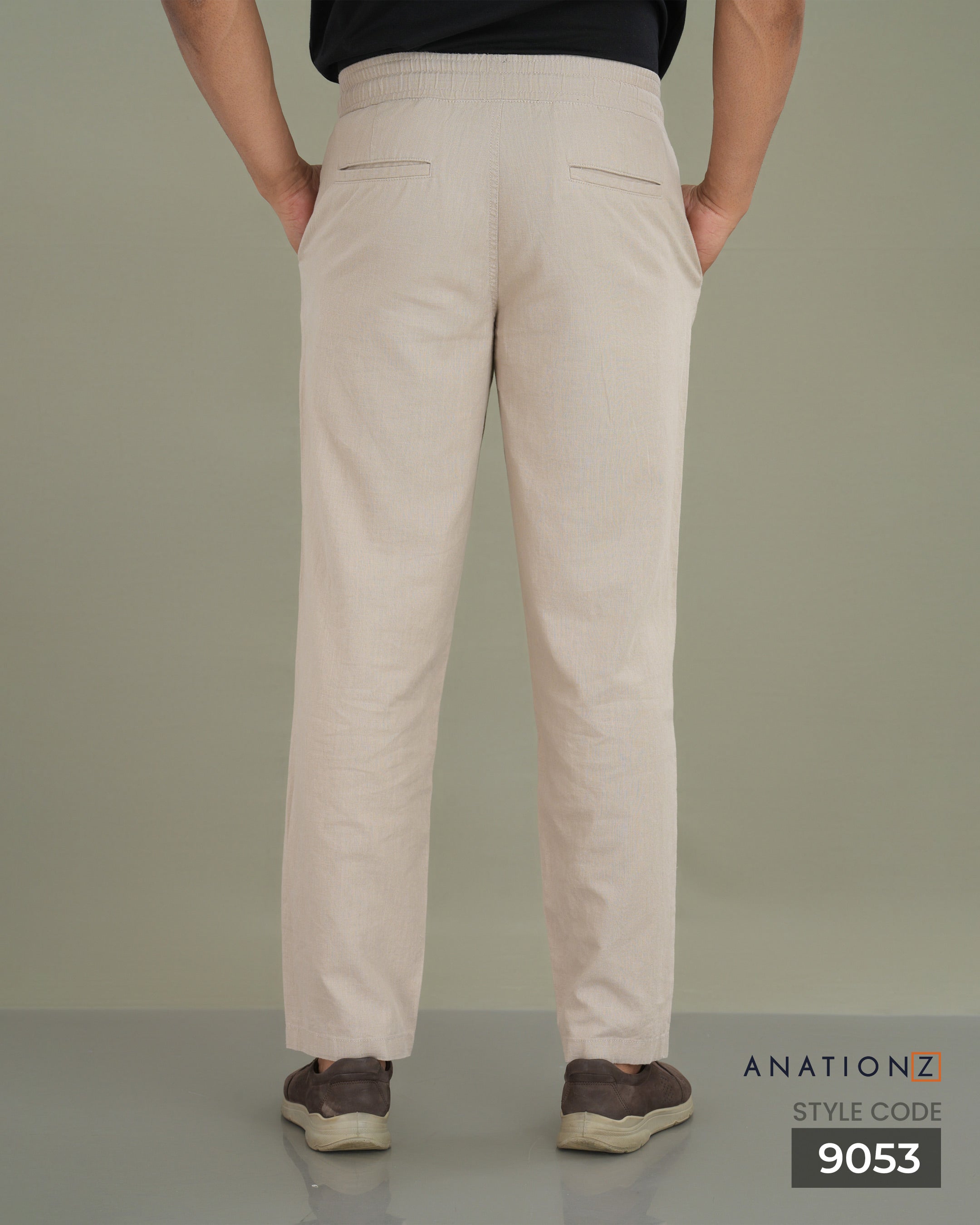 Heritage Linen Cotton Relaxed Pant - Sand