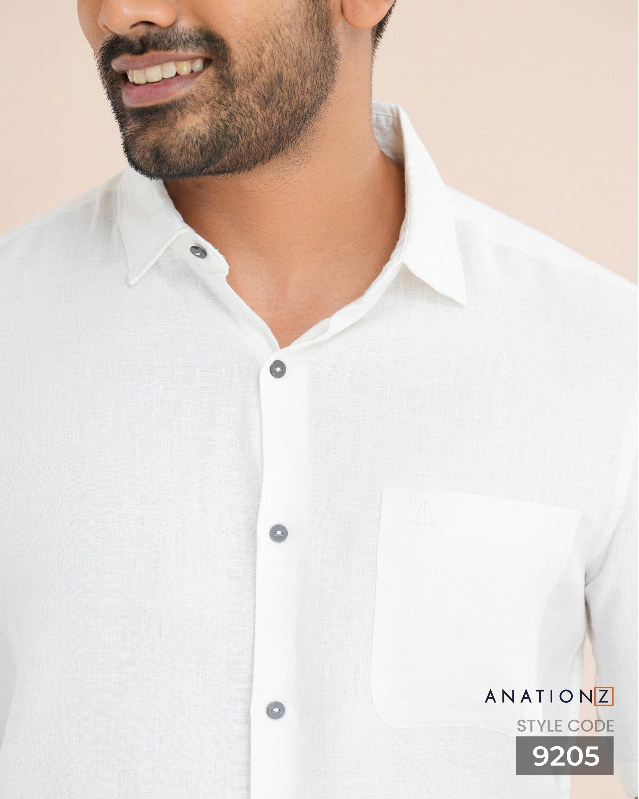 Premium Hemp Short Sleeve Shirt - White