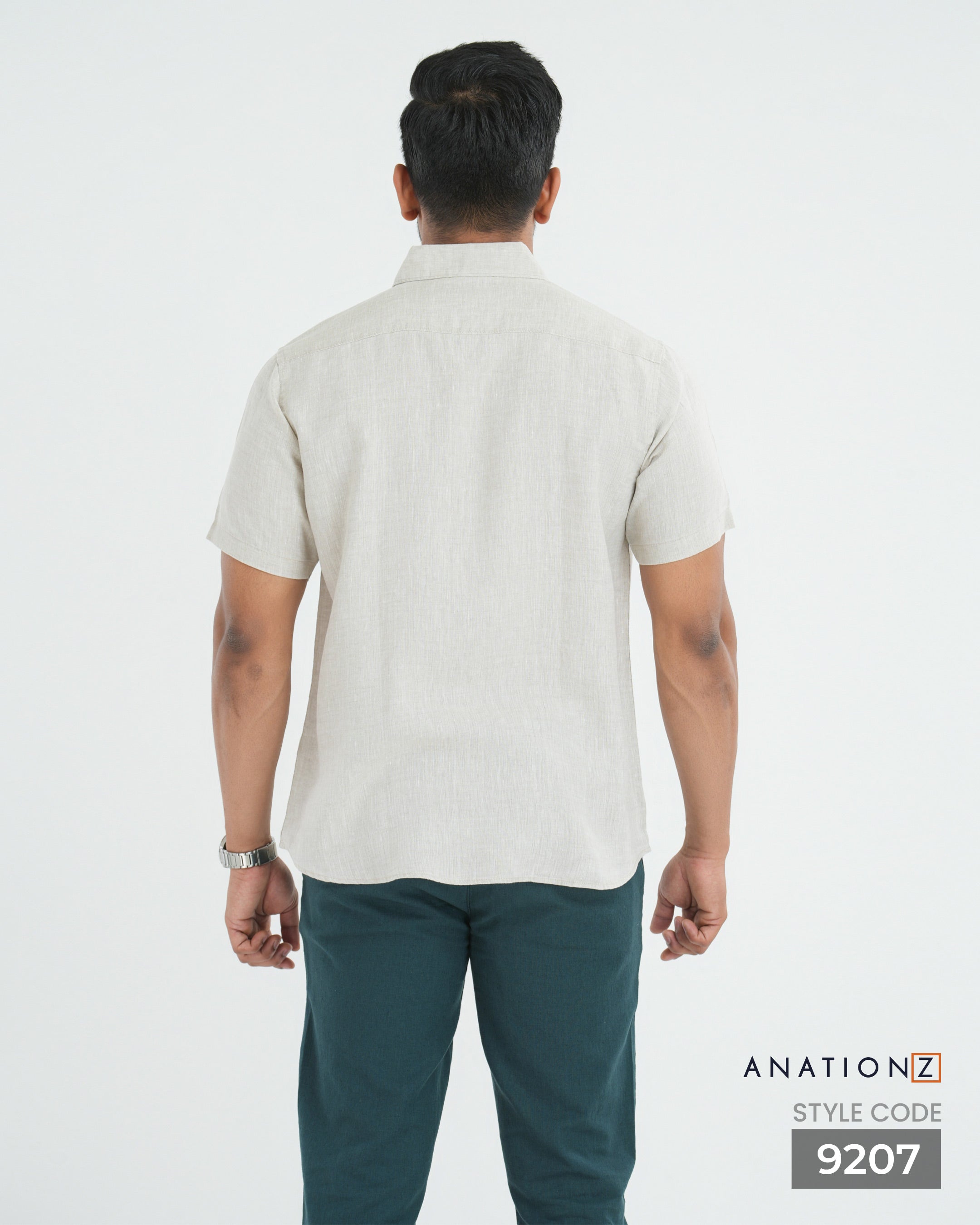 Premium Hemp Short Sleeve Shirt - Natural