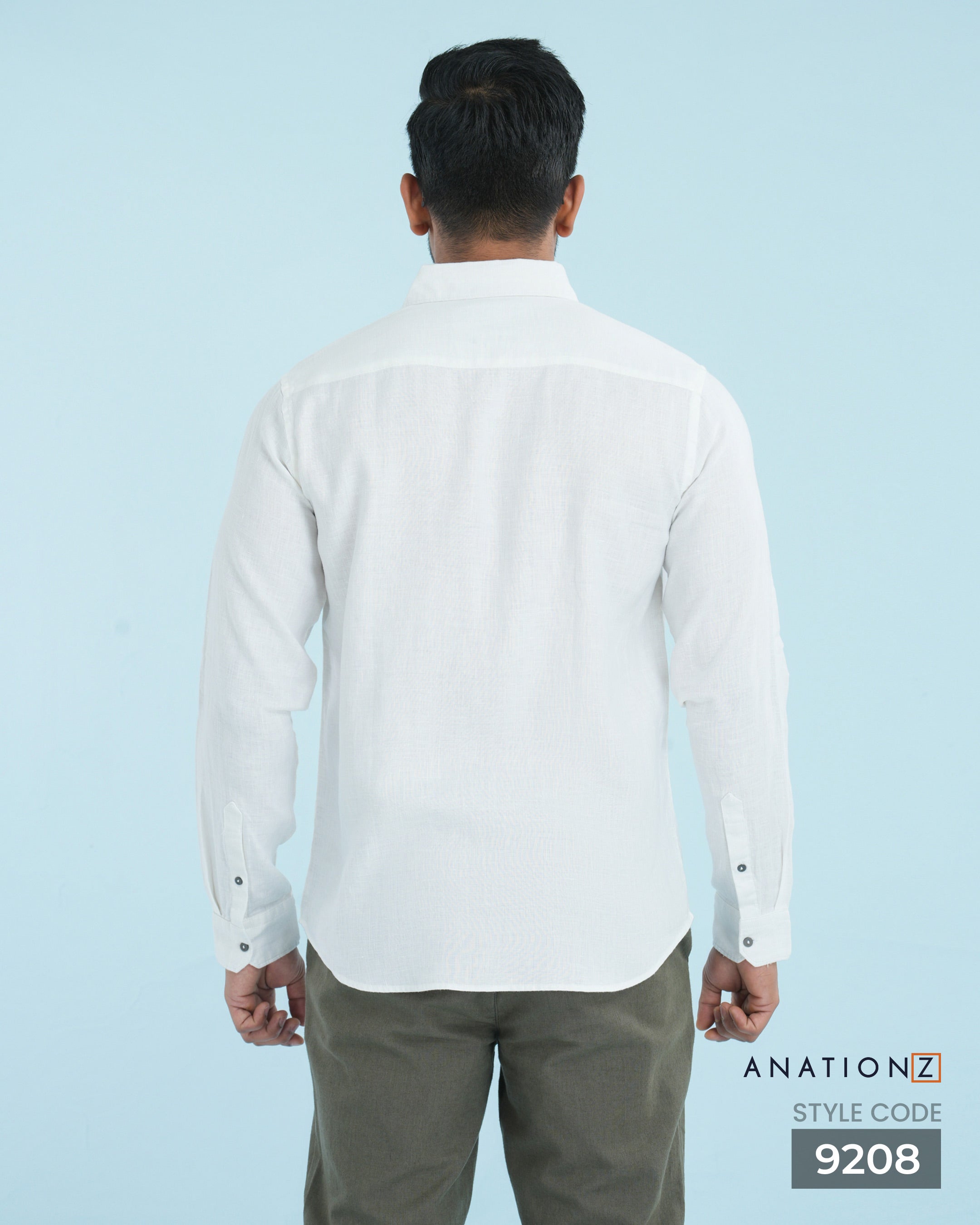 AnationZ Reserve Hemp Long Sleeve Shirt - Alpine White Sri Lanka