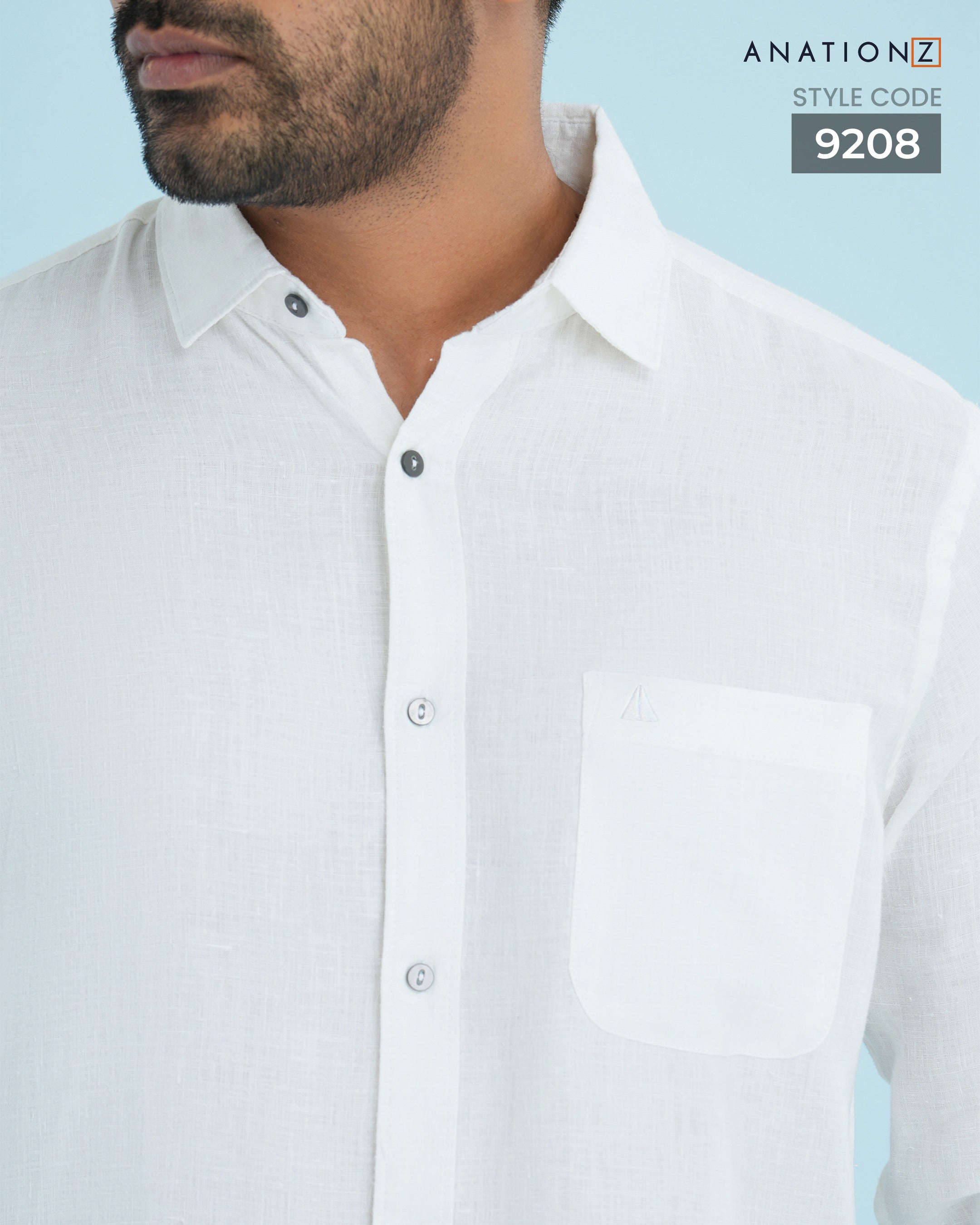 AnationZ Reserve Hemp Long Sleeve Shirt - Alpine White Sri Lanka