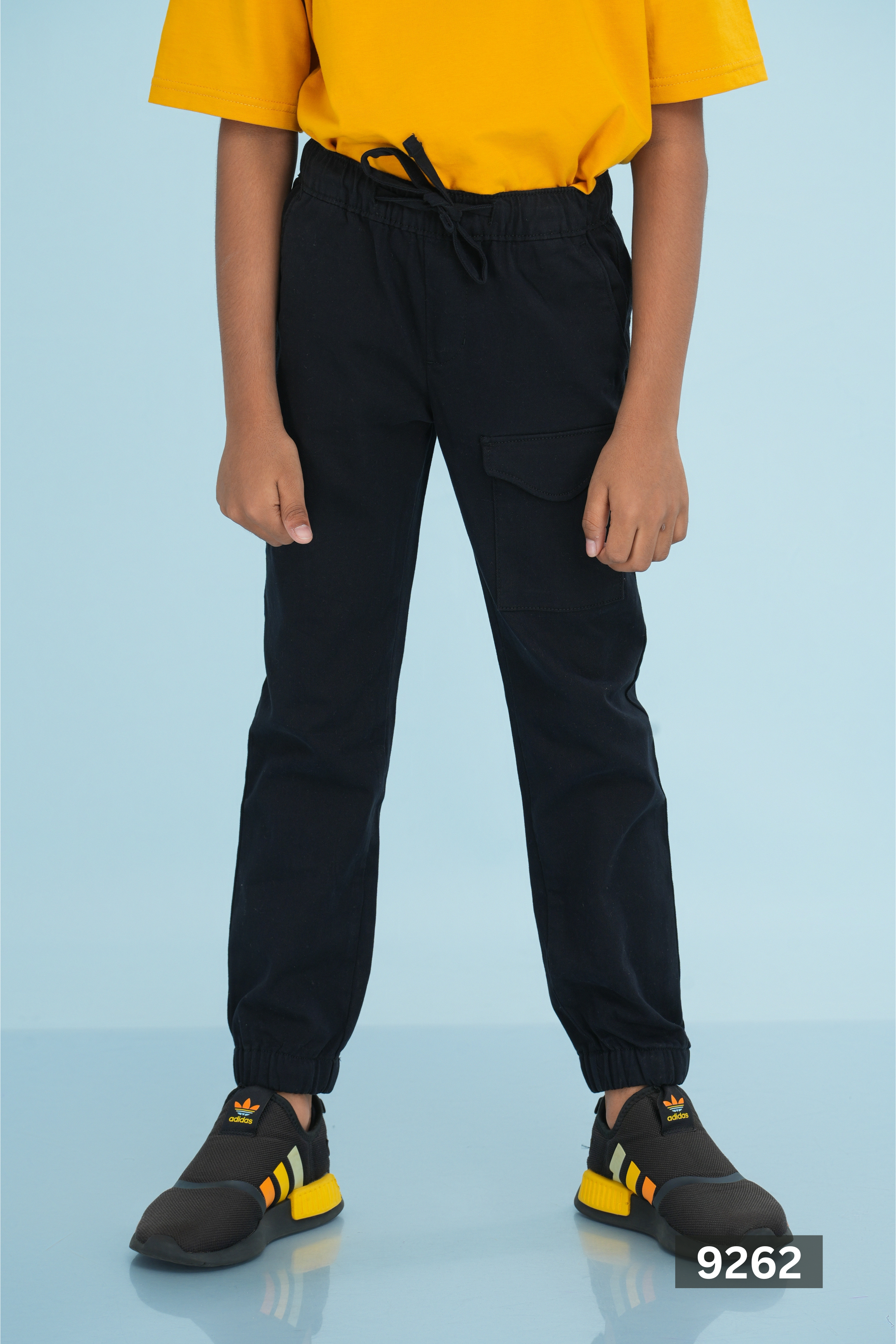 Kids' Twill Essential Jogger Pant – Black | AnationZ Junior