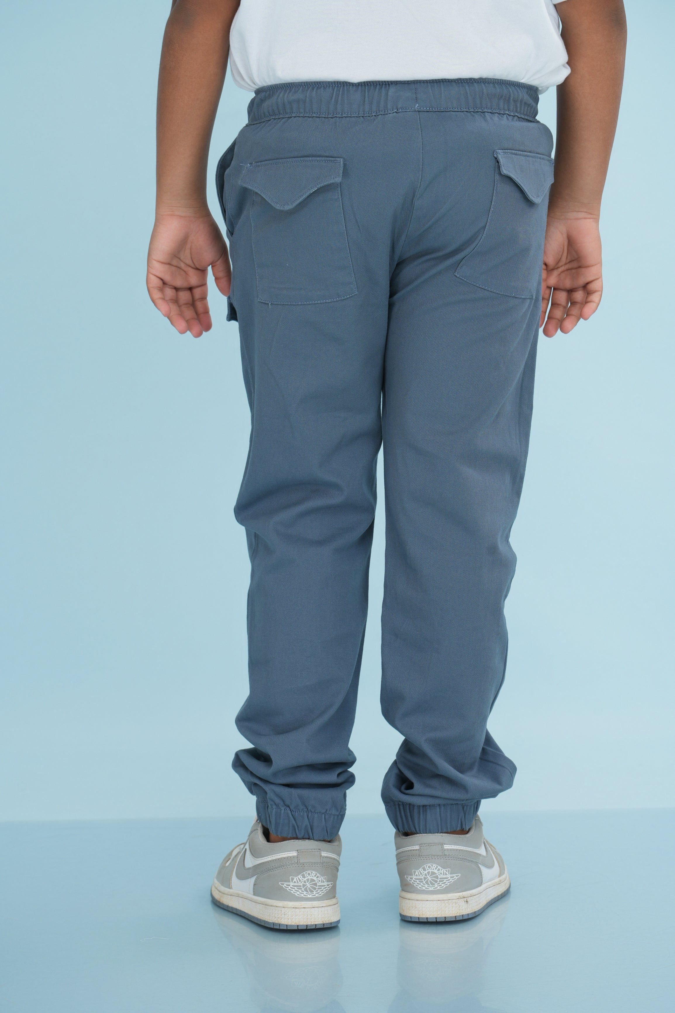 Kids' Twill Essential Pant – Steel | AnationZ Junior