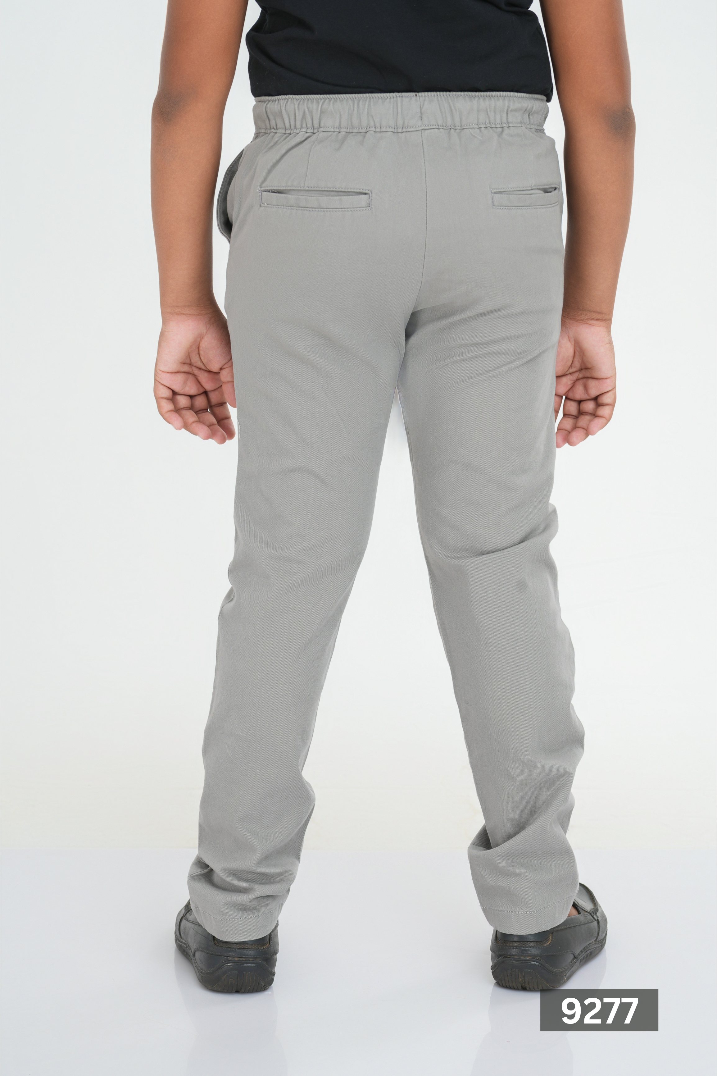 Kids' Regular Linen Cotton Pant – Grey | AnationZ Junior