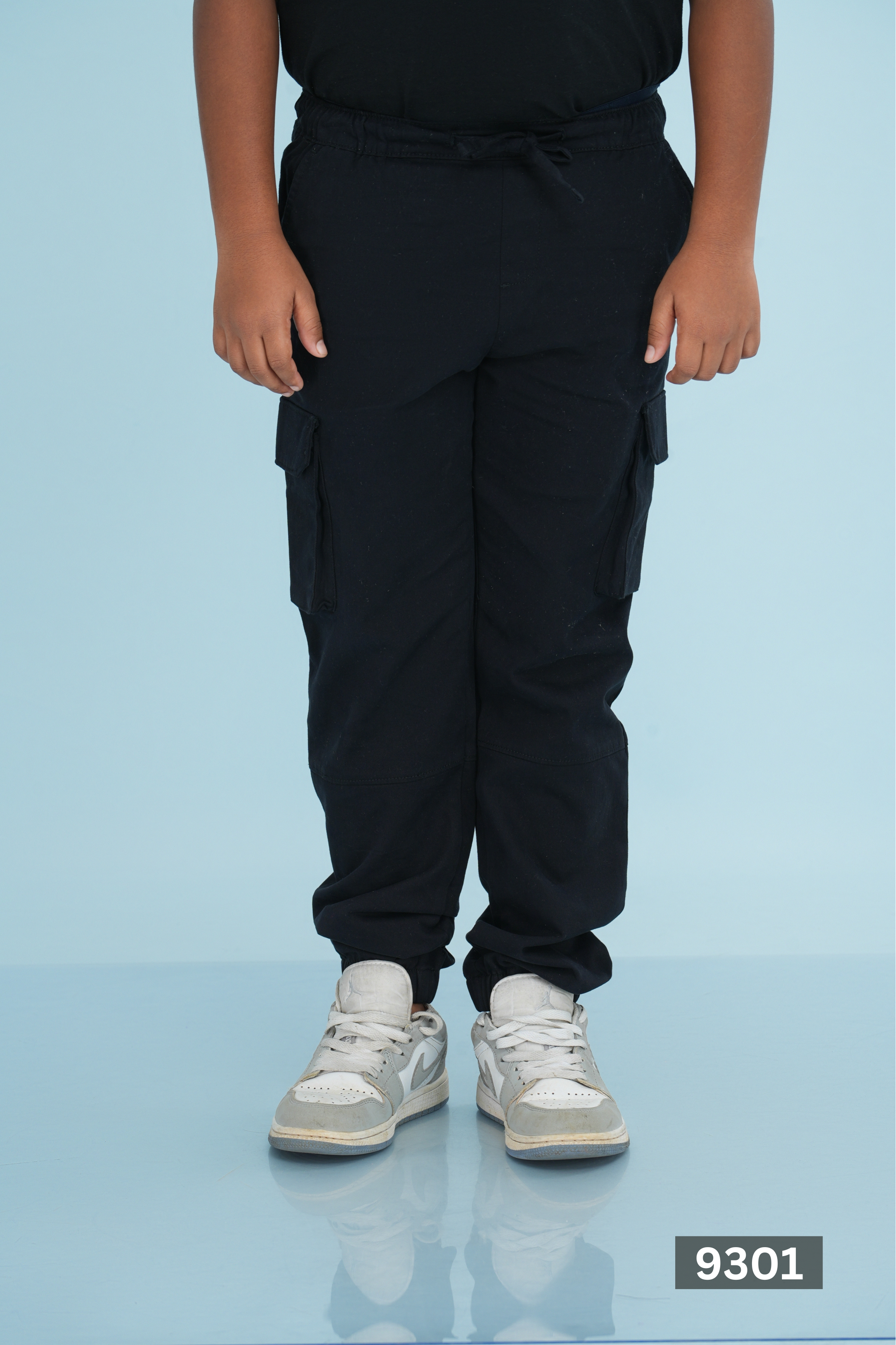 JUNIOR CARGO TWILL ESSENTIAL PANT - BLACK