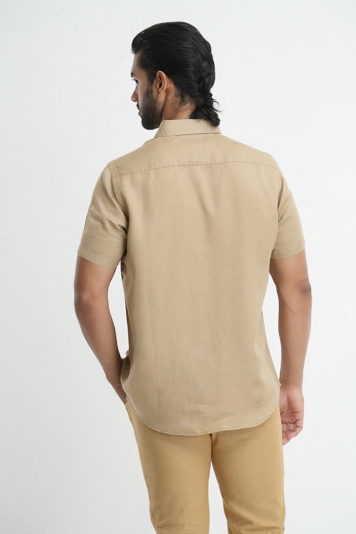 Tencel Hemp Shirt - Beige