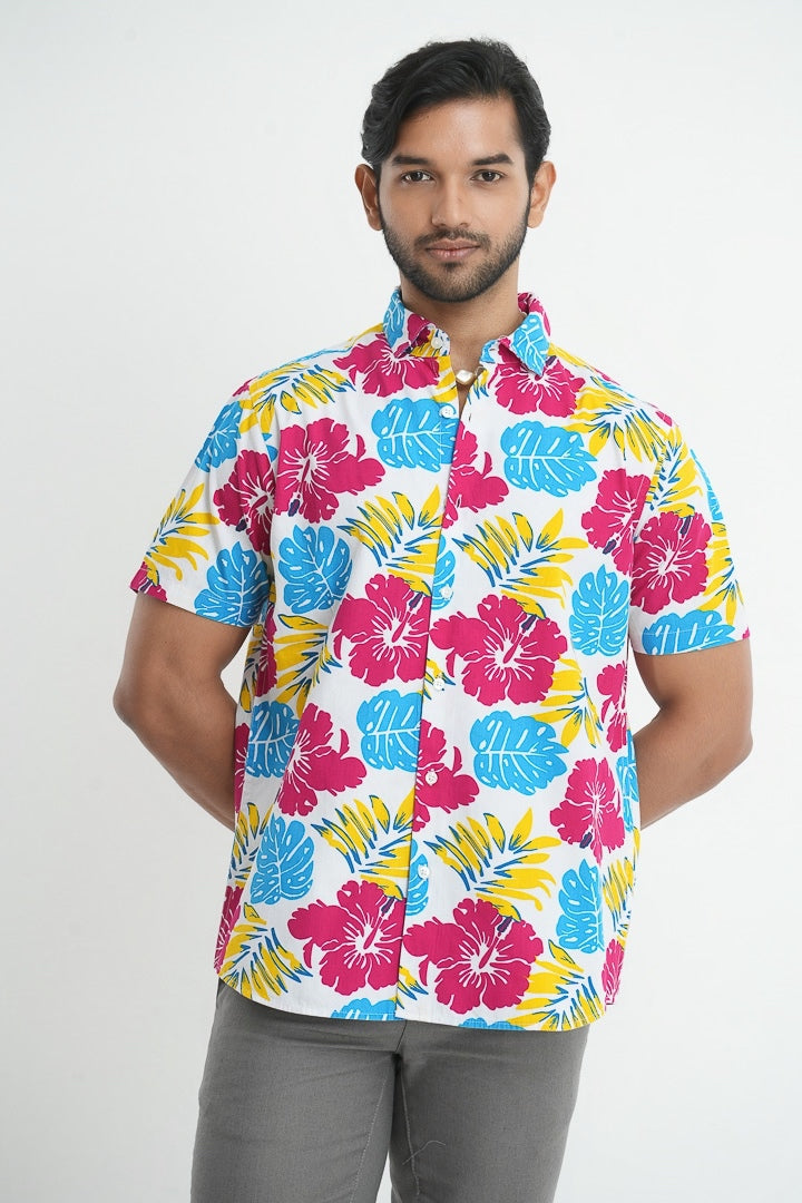 Floral Cotton Printed Shirt
