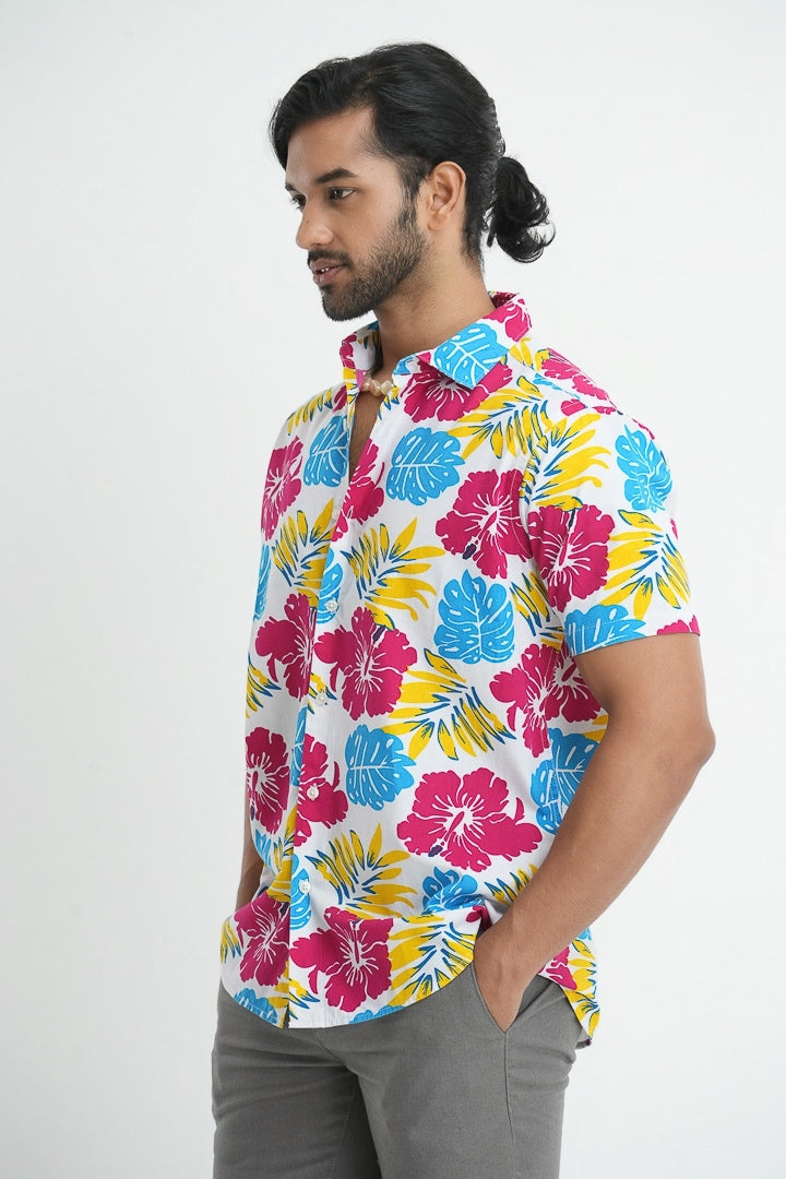 Floral Cotton Printed Shirt
