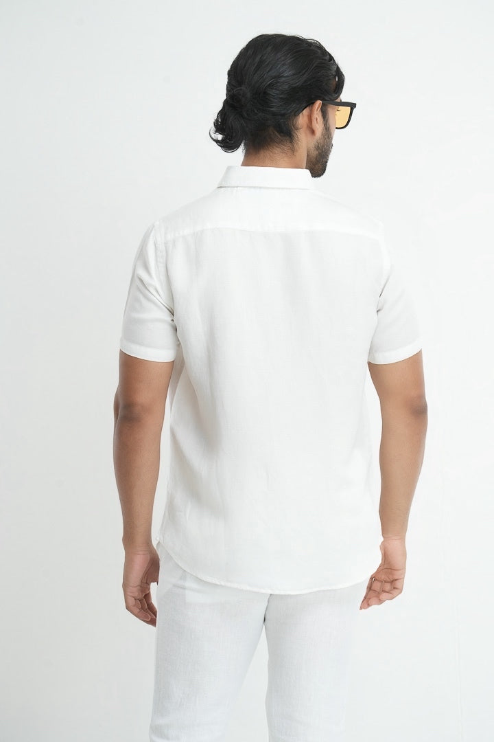 Tencil Hemp Shirt - White